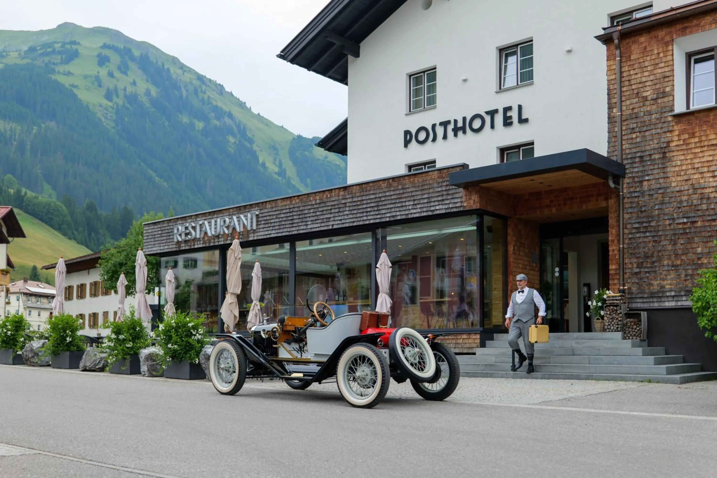 Property building in Posthotel Lechtal, Arlberg