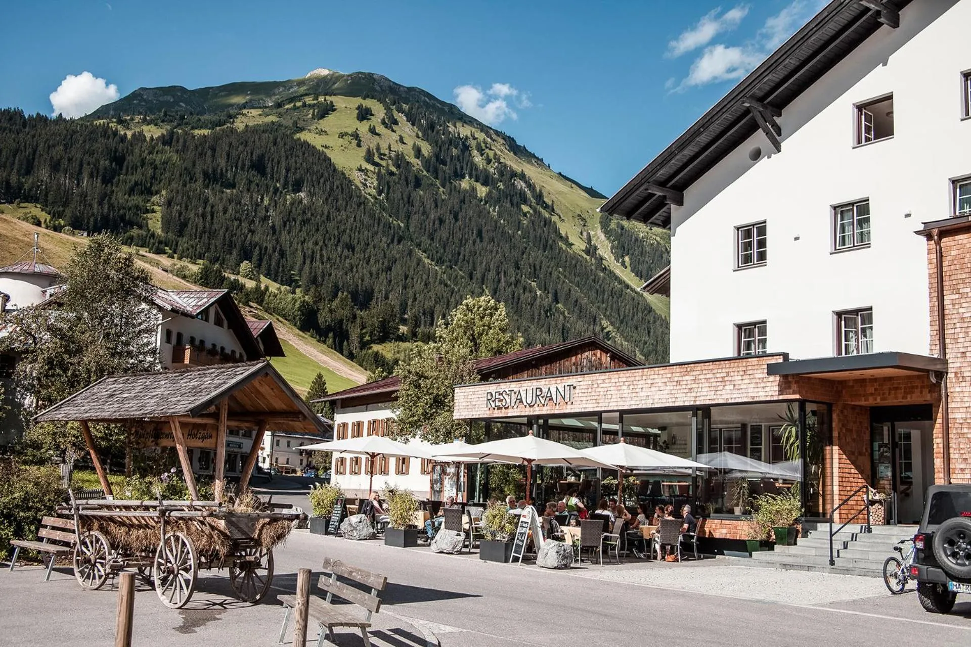Property building in Posthotel Lechtal, Arlberg