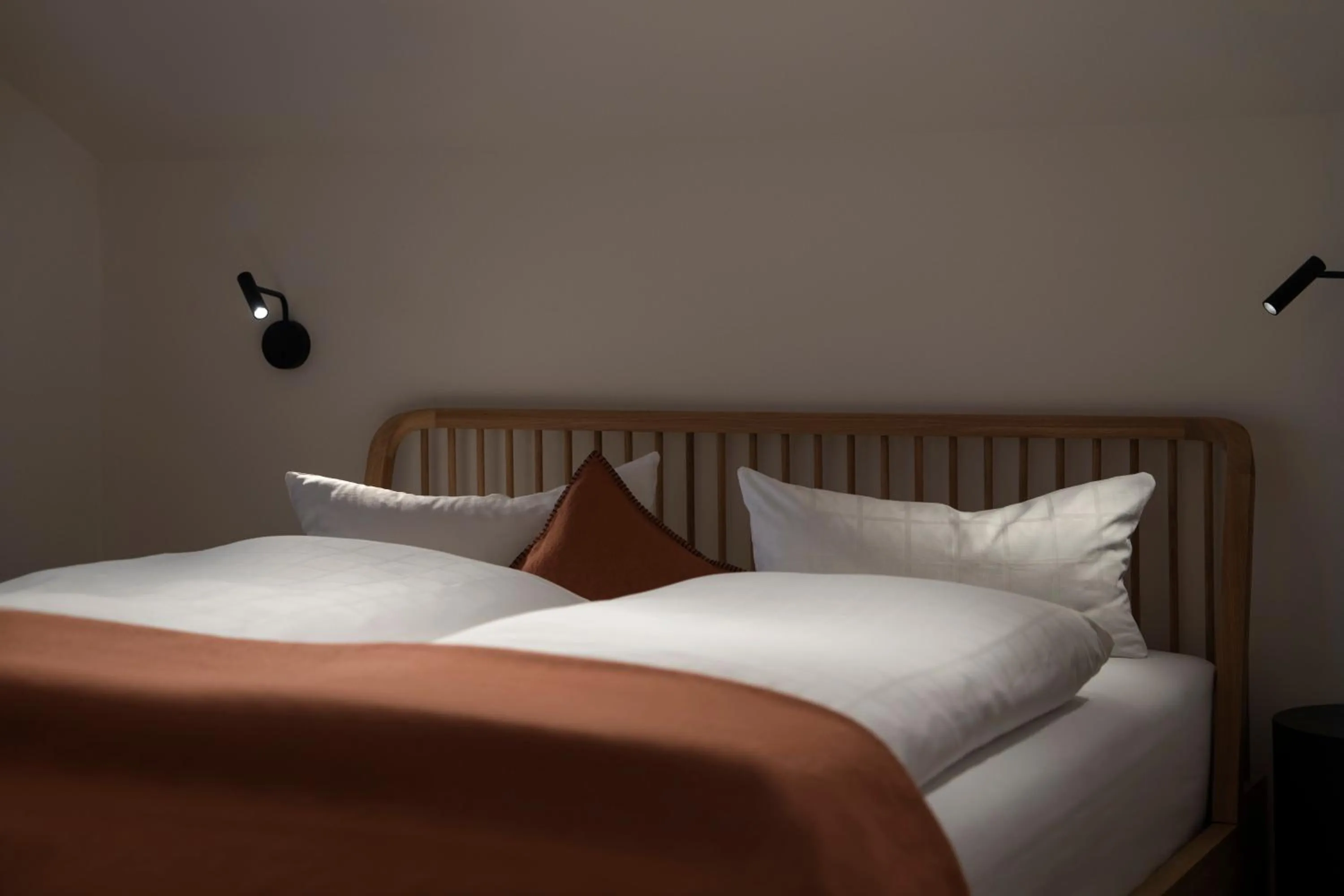 Bed in Posthotel Lechtal, Arlberg