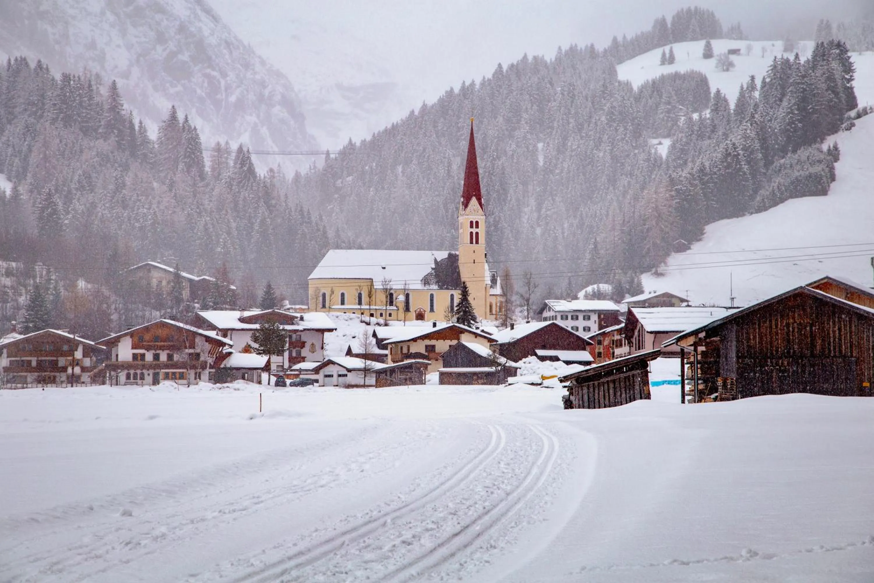 Natural landscape in Posthotel Lechtal, Arlberg
