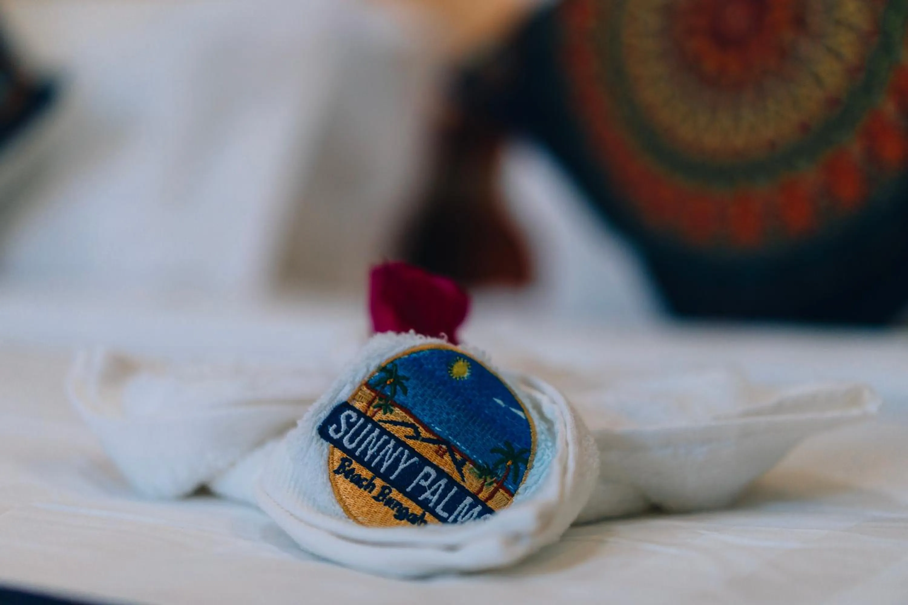 Property logo or sign, Bed in Sunny Palms Beach Bungalows