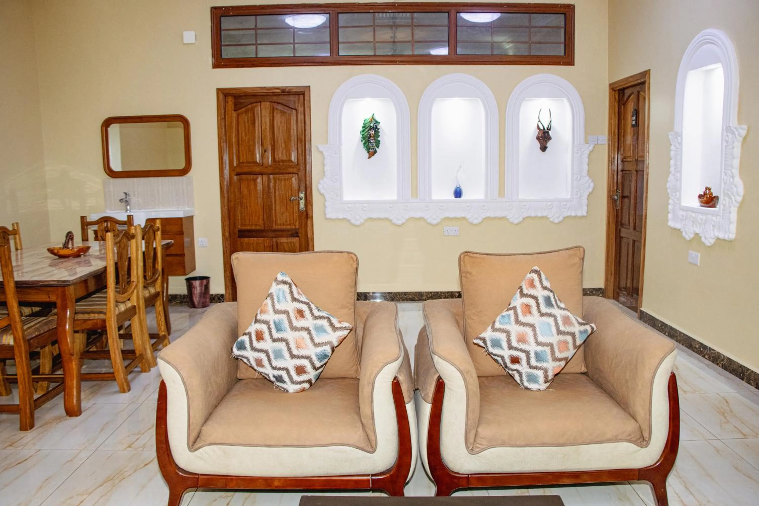 Living room in Sunny Palms Beach Bungalows