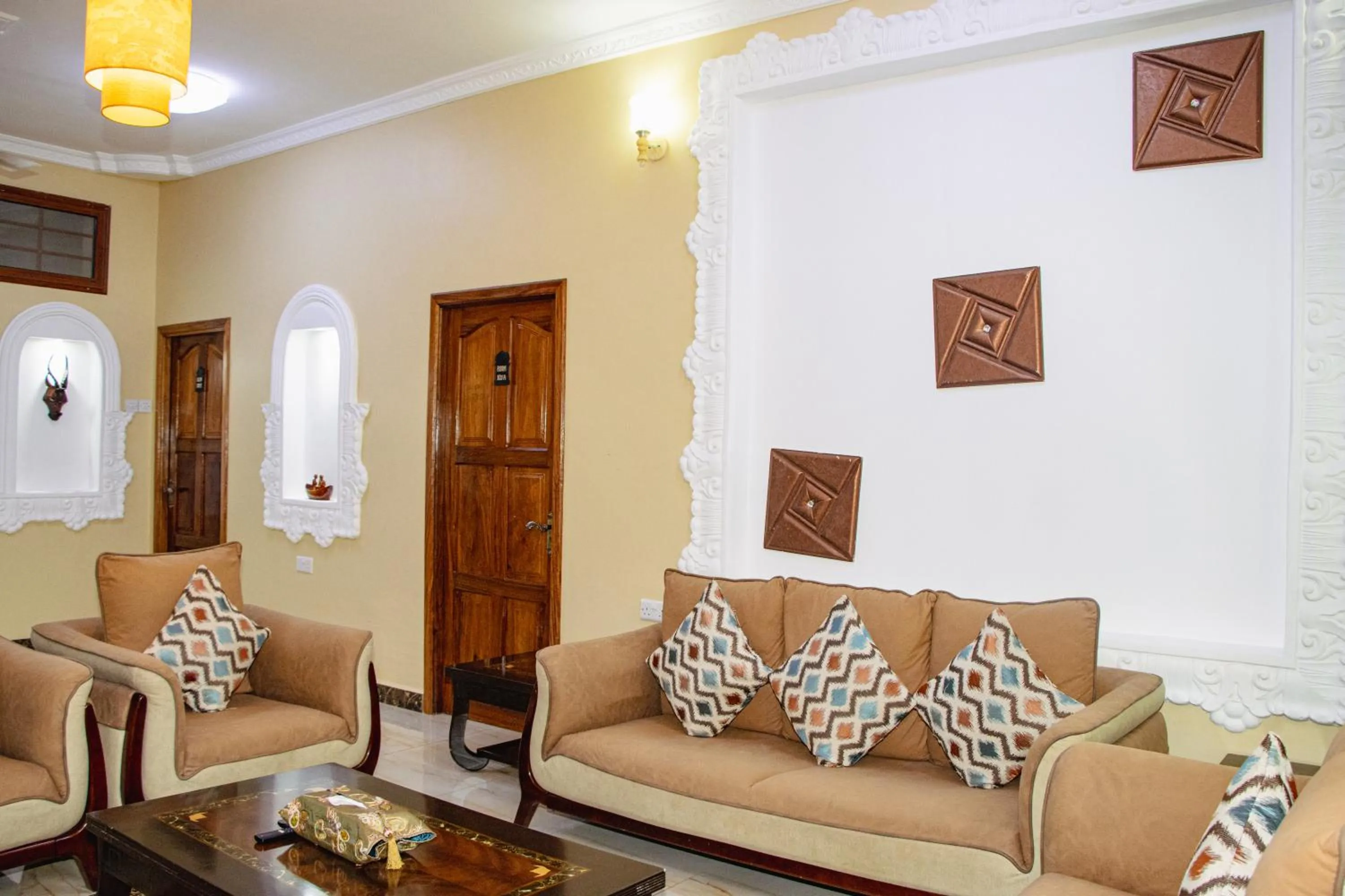 Living room in Sunny Palms Beach Bungalows