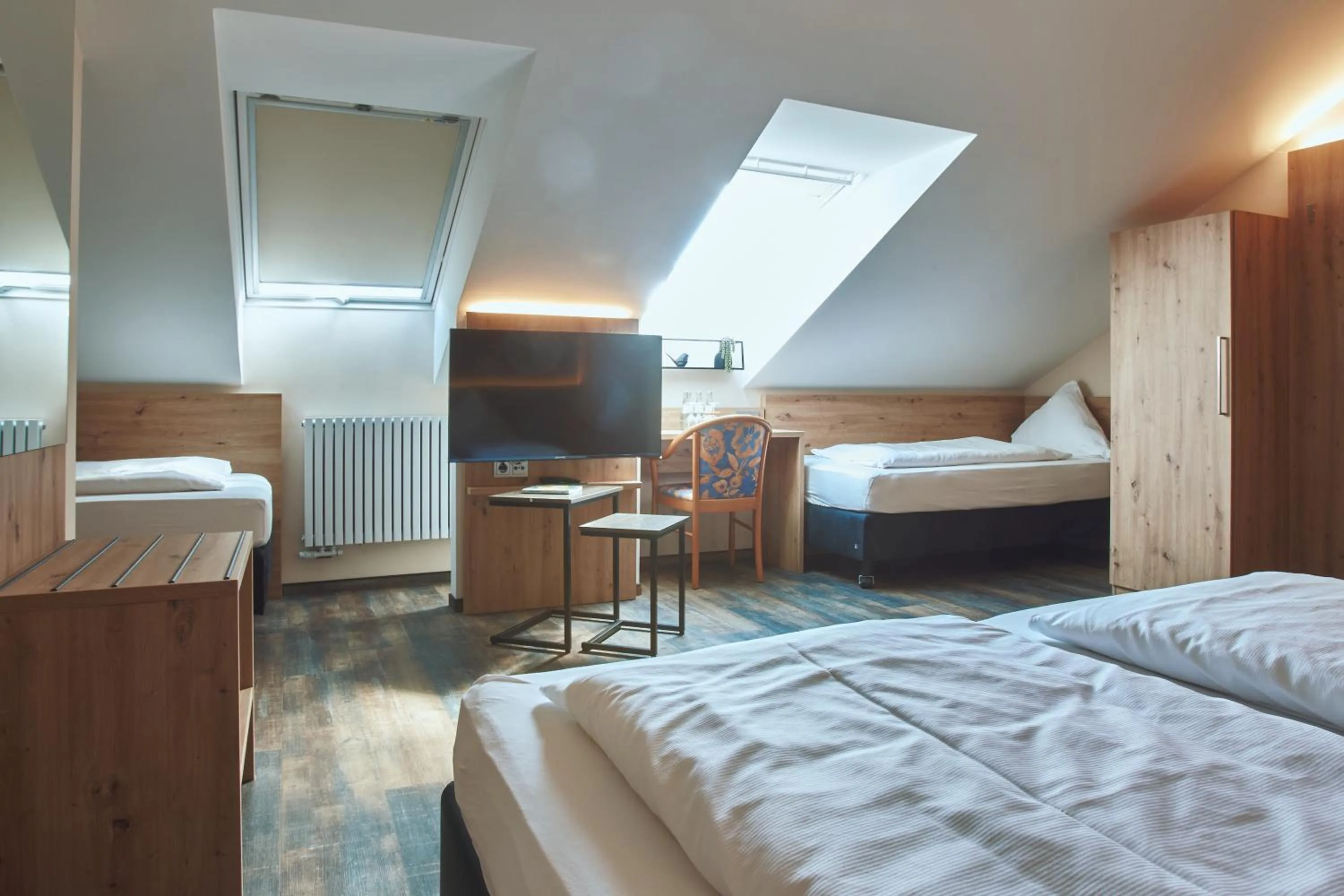 Bed in Hotel Restaurant Doppeladler