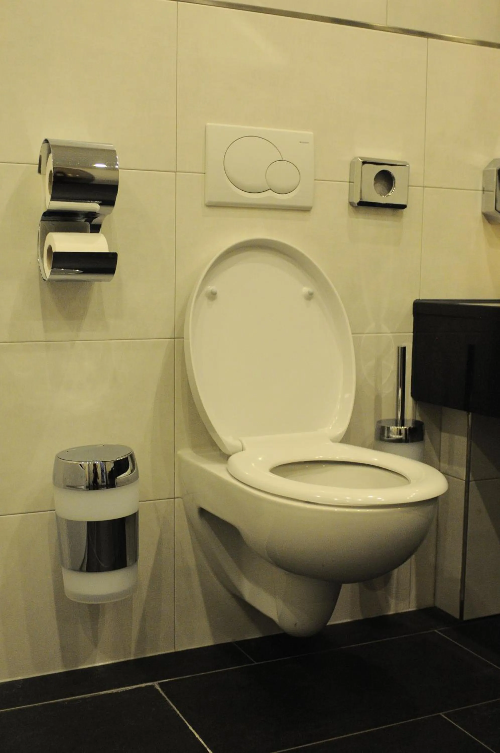 Toilet in Hotel Restaurant Doppeladler