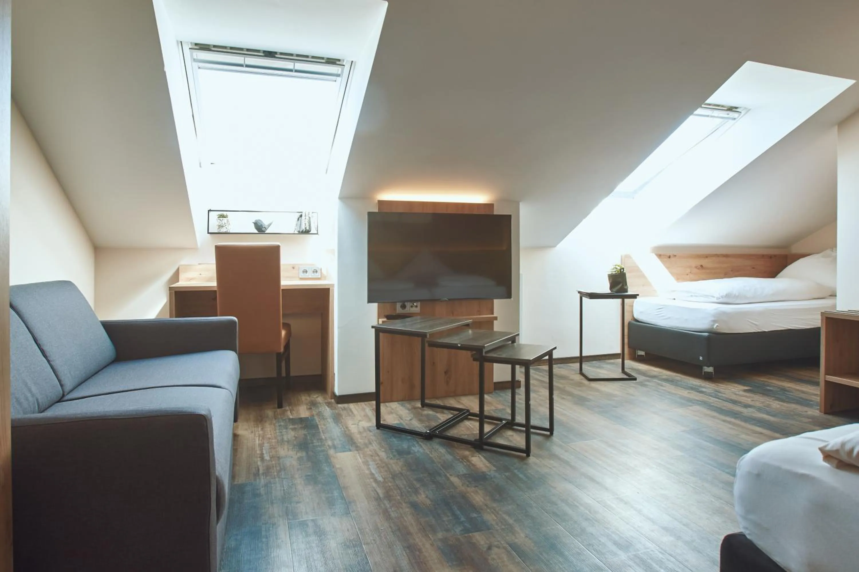 Bed in Hotel Restaurant Doppeladler