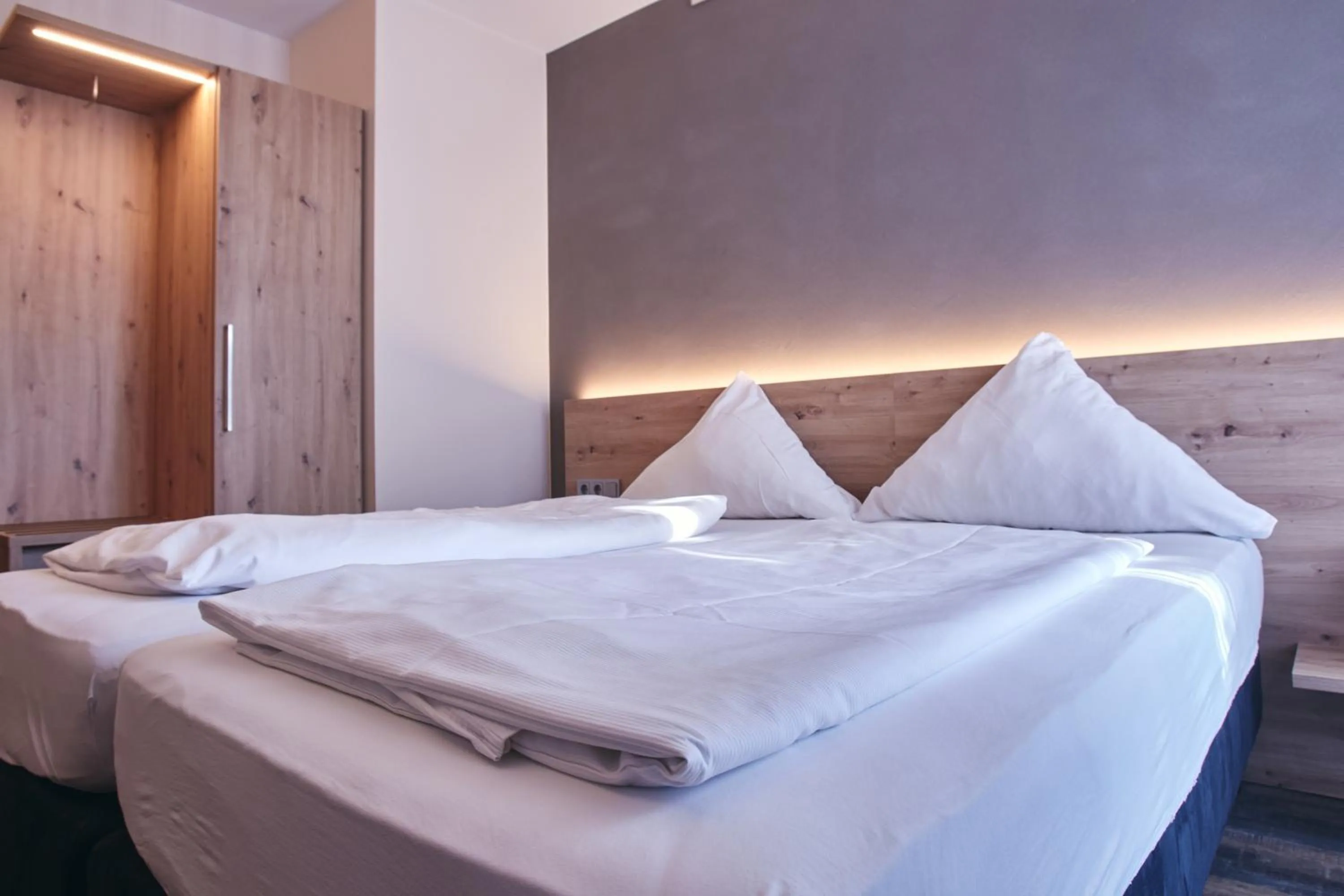 Bed in Hotel Restaurant Doppeladler