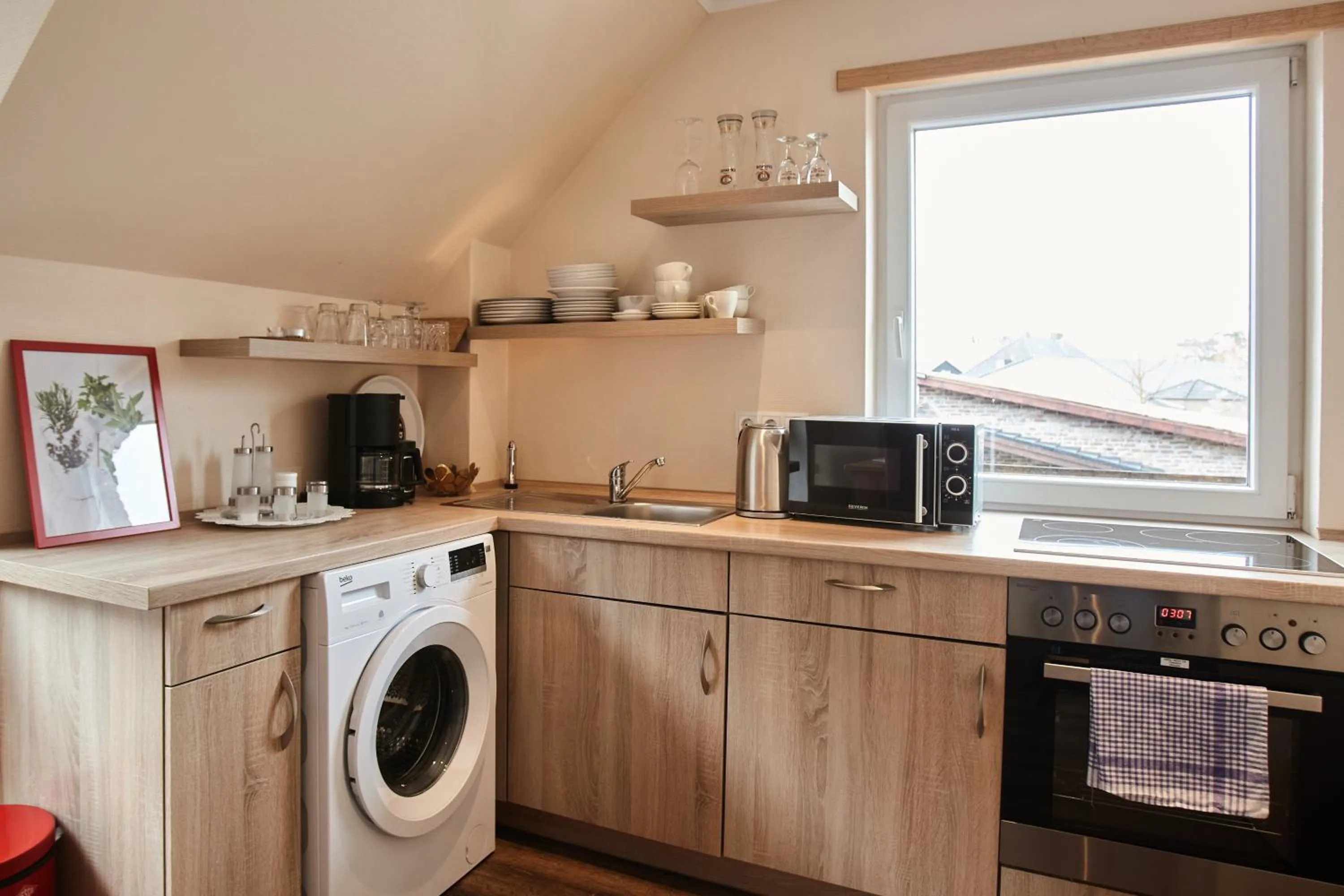 Kitchen or kitchenette in Hotel Restaurant Doppeladler