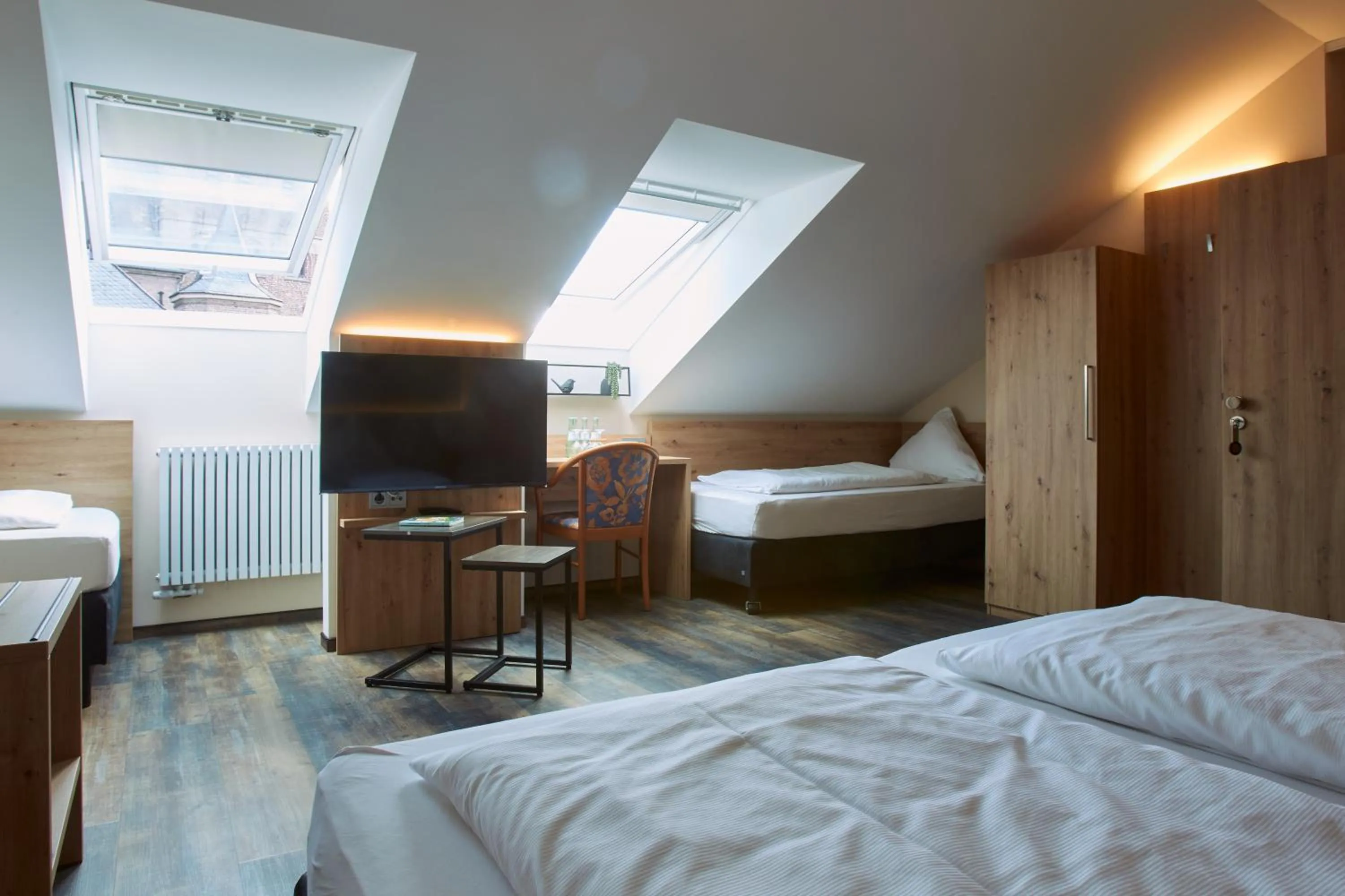 Bed in Hotel Restaurant Doppeladler