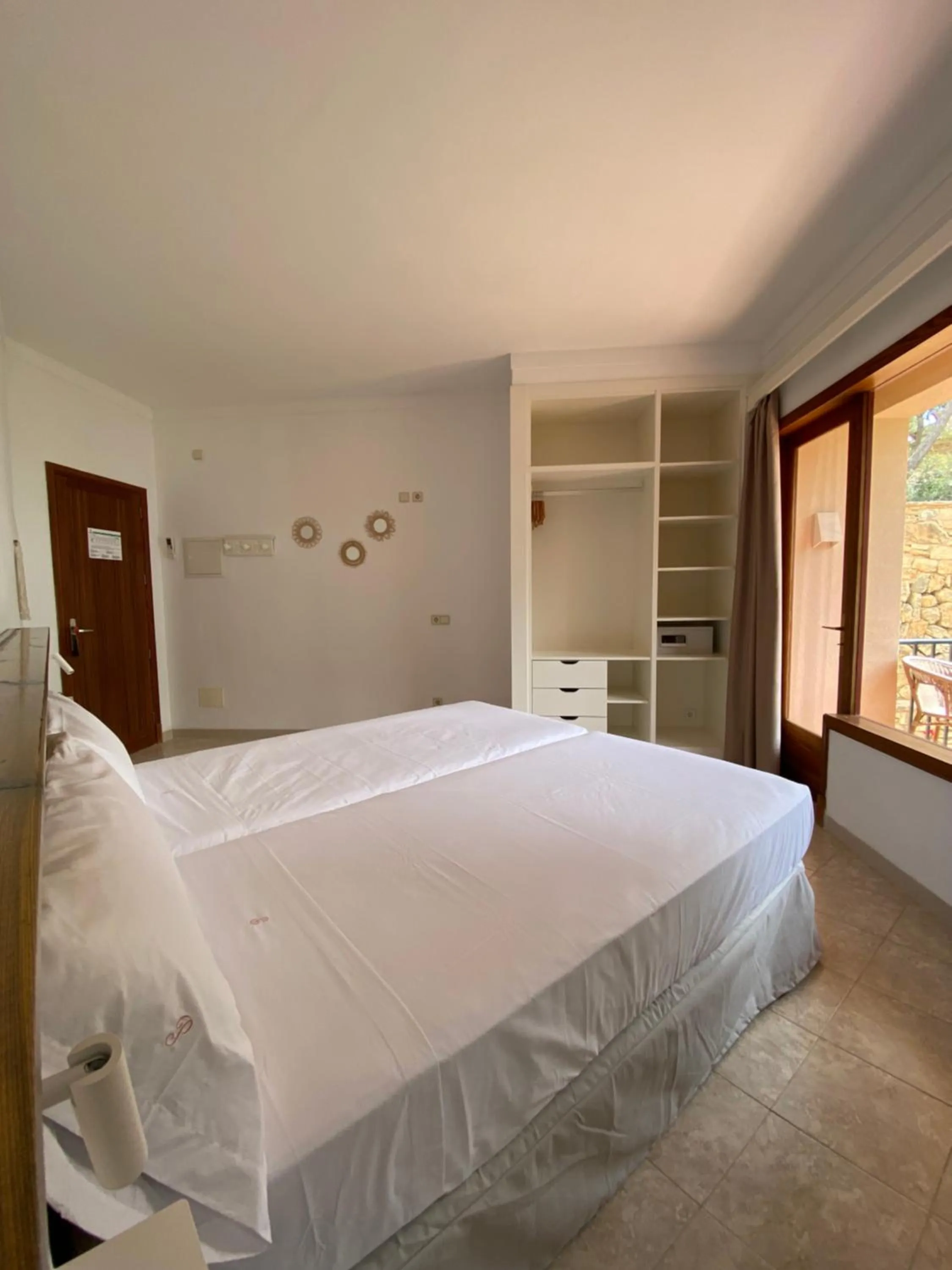 Bed in Hostal Palmaria