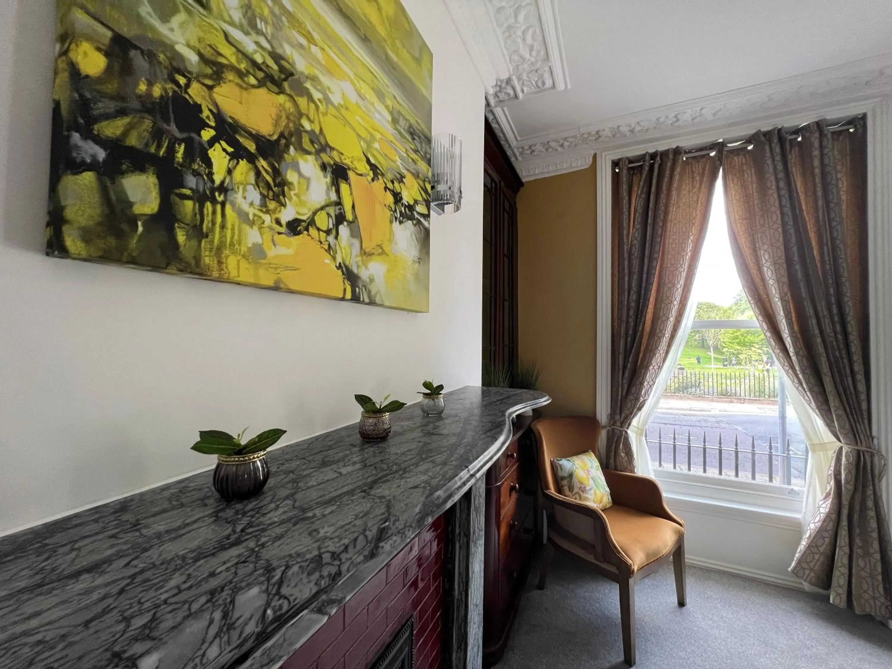 Decorative detail in Winckley Square Residences