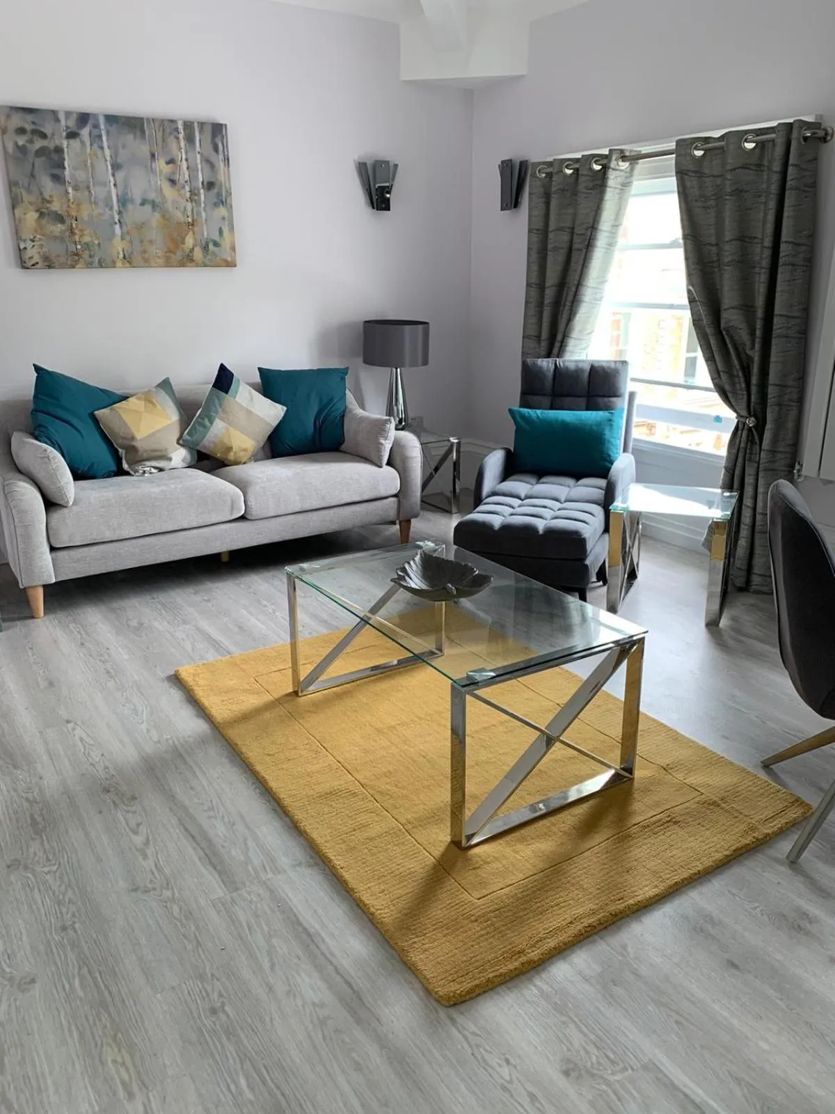 Living room in Winckley Square Residences