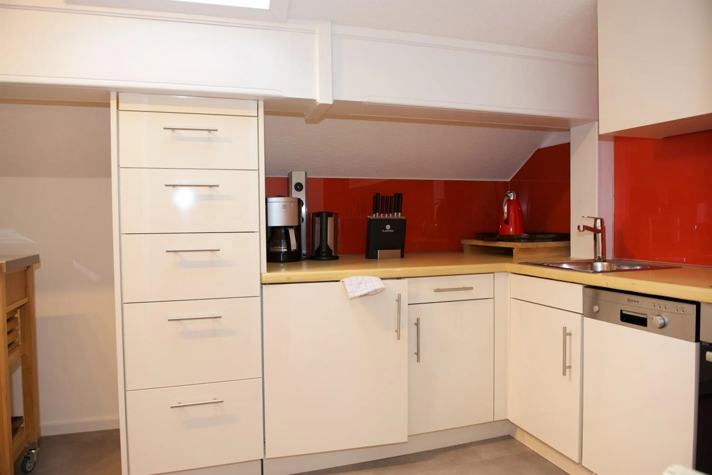 Kitchen or kitchenette in Landhaus Kössel