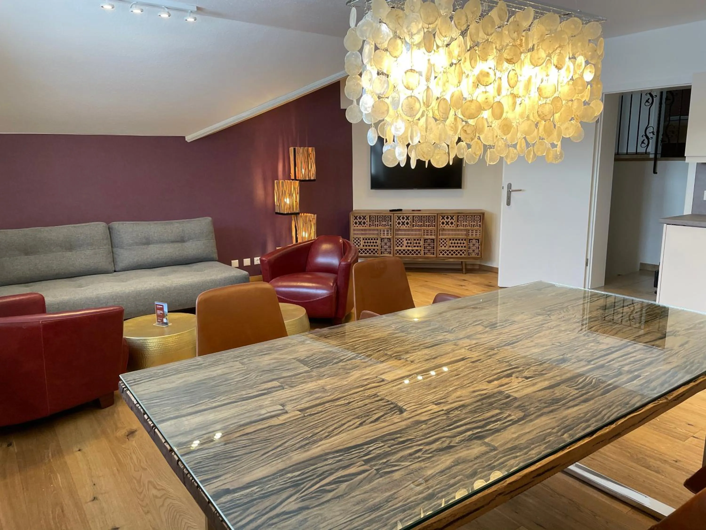 Living room in Landhaus Kössel