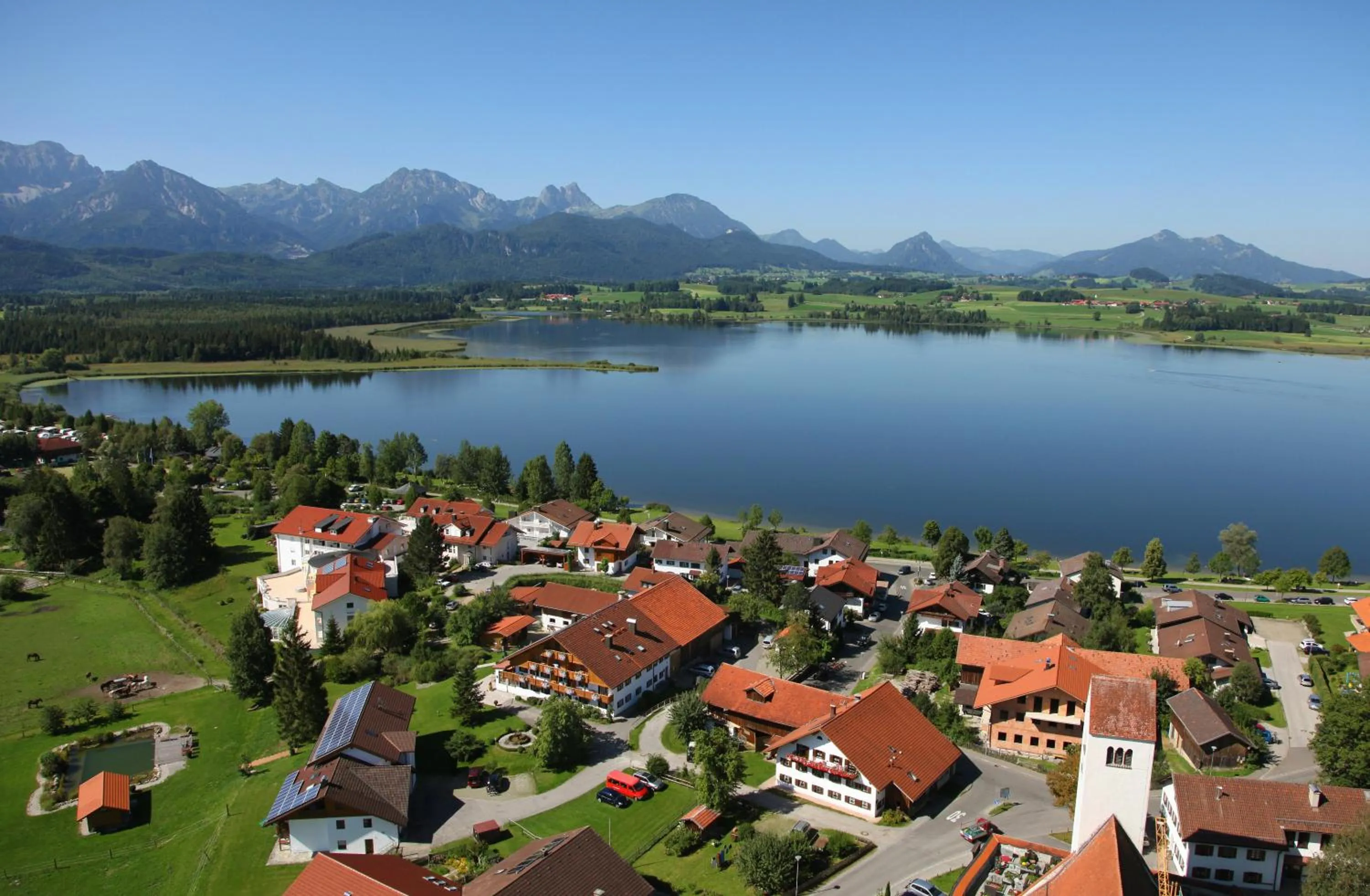 Bird's eye view in Landhaus Kössel