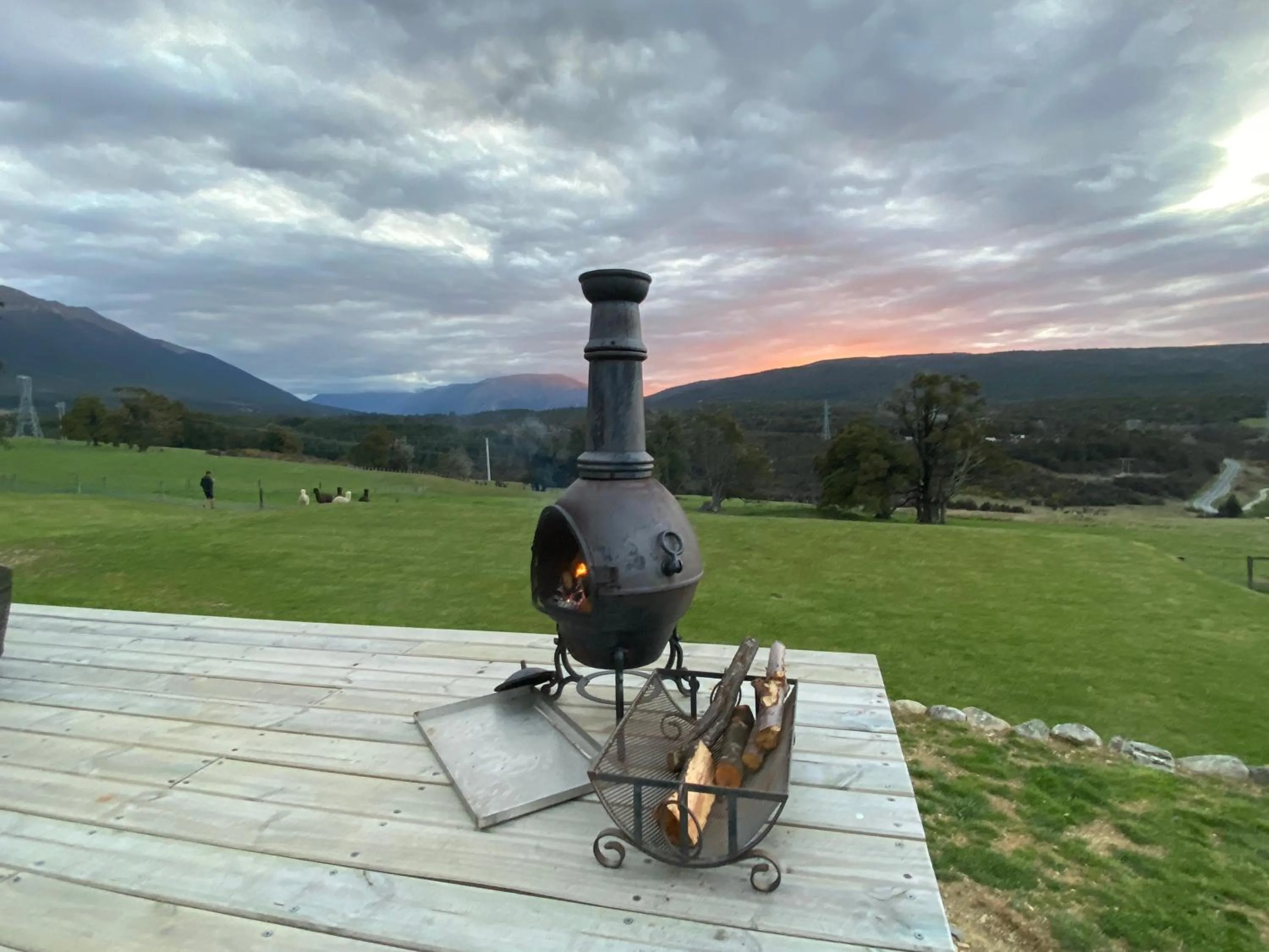 Sunset in Tophouse Historical Inn Bed and breakfast