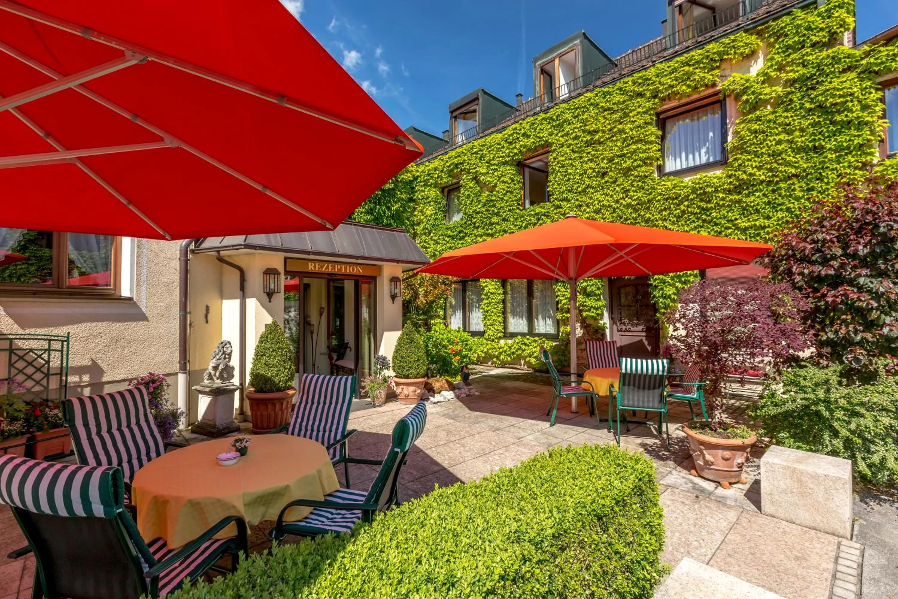 Patio in Hotel Grünwald