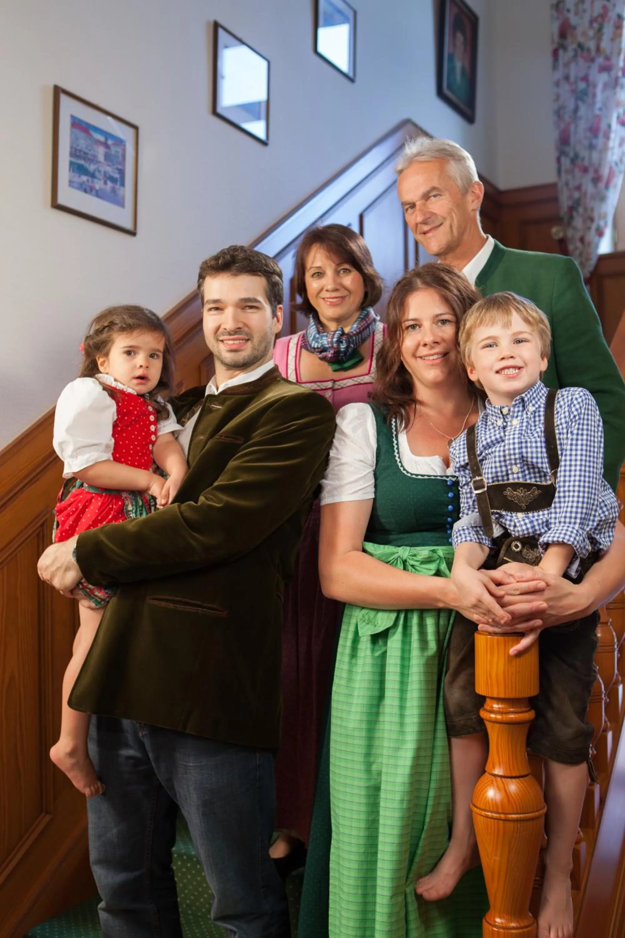 Family in Hotel Grünwald