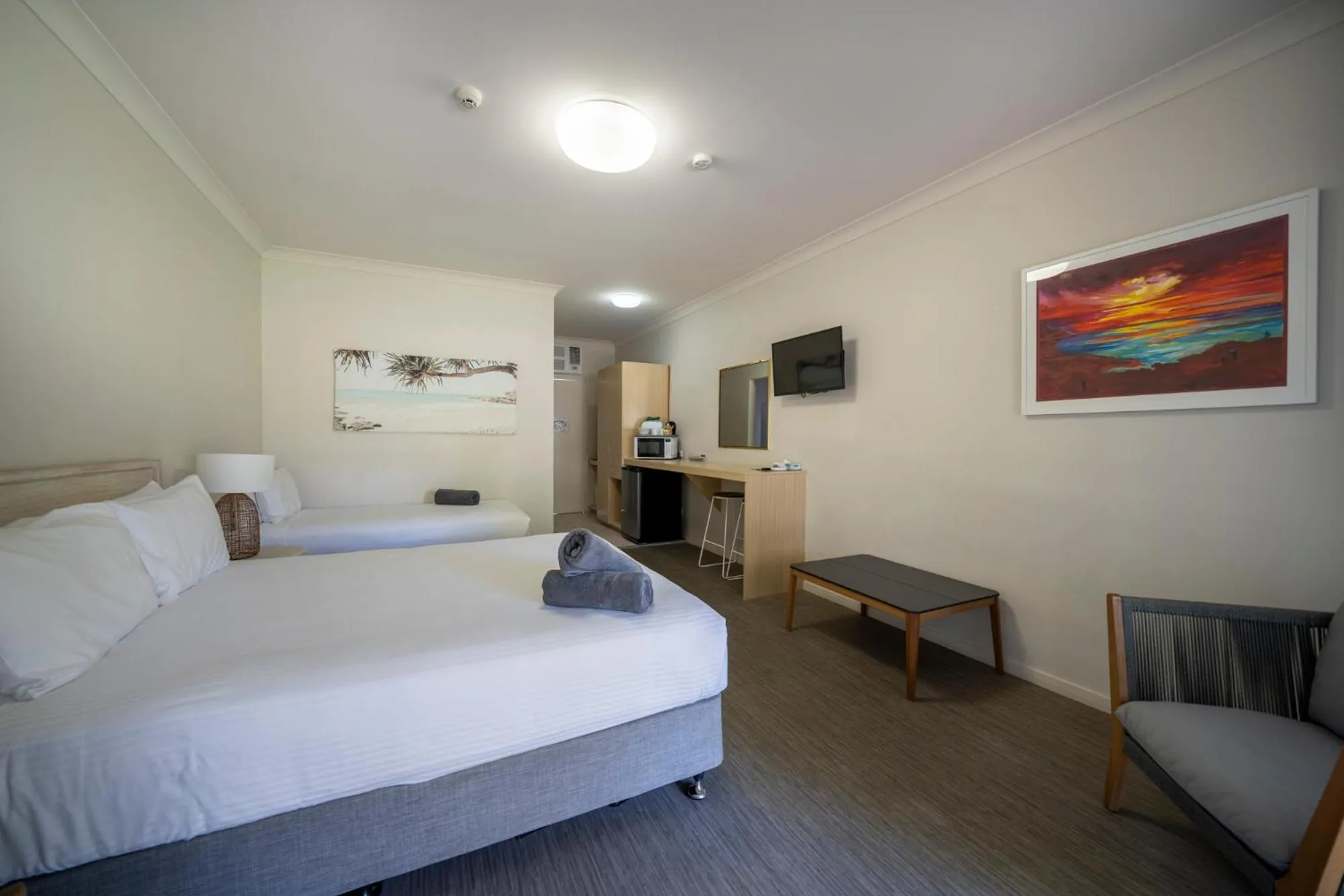 Bed in Woolgoolga Coast Motel