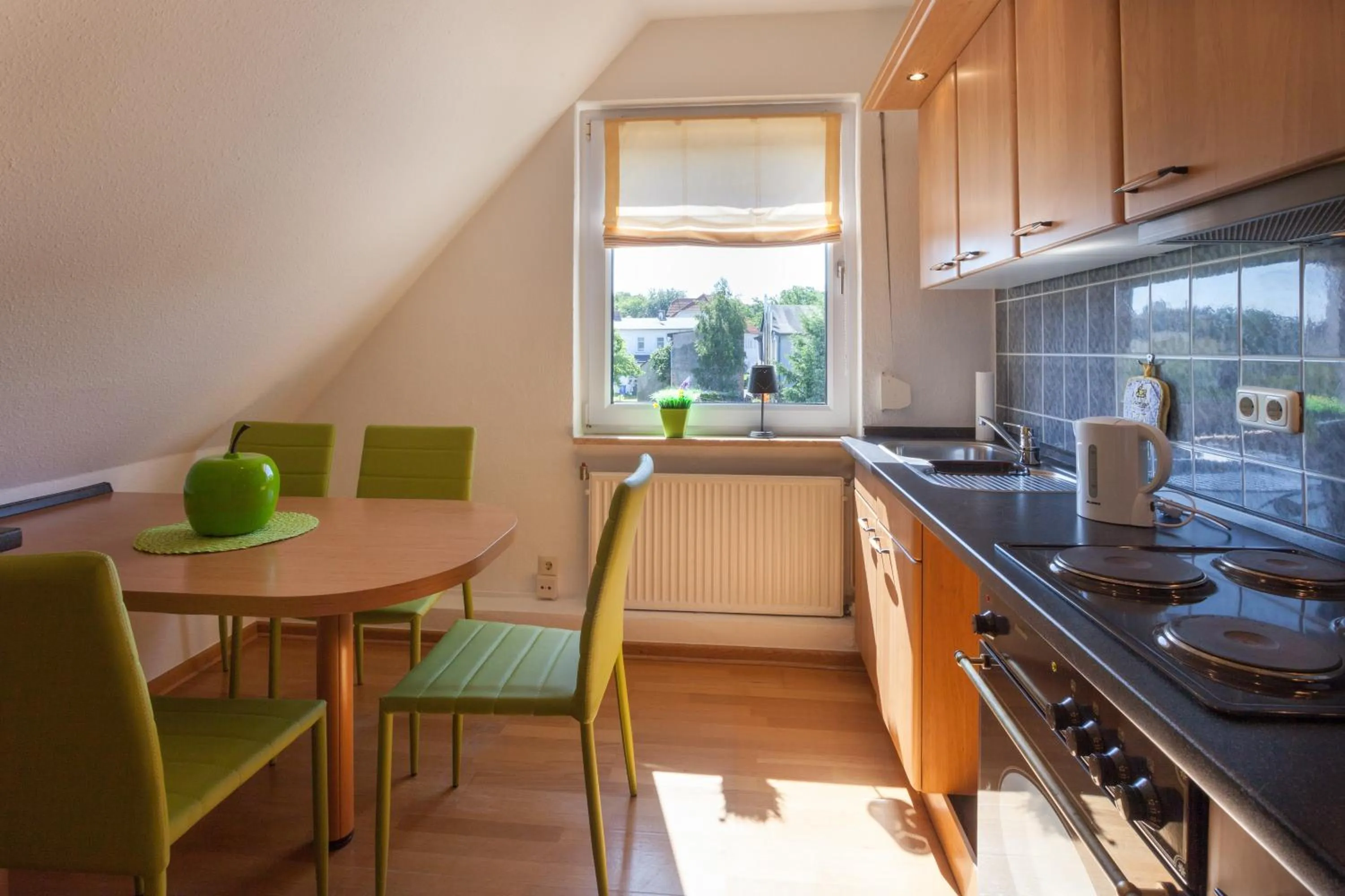 Kitchen or kitchenette in Hotel Am See