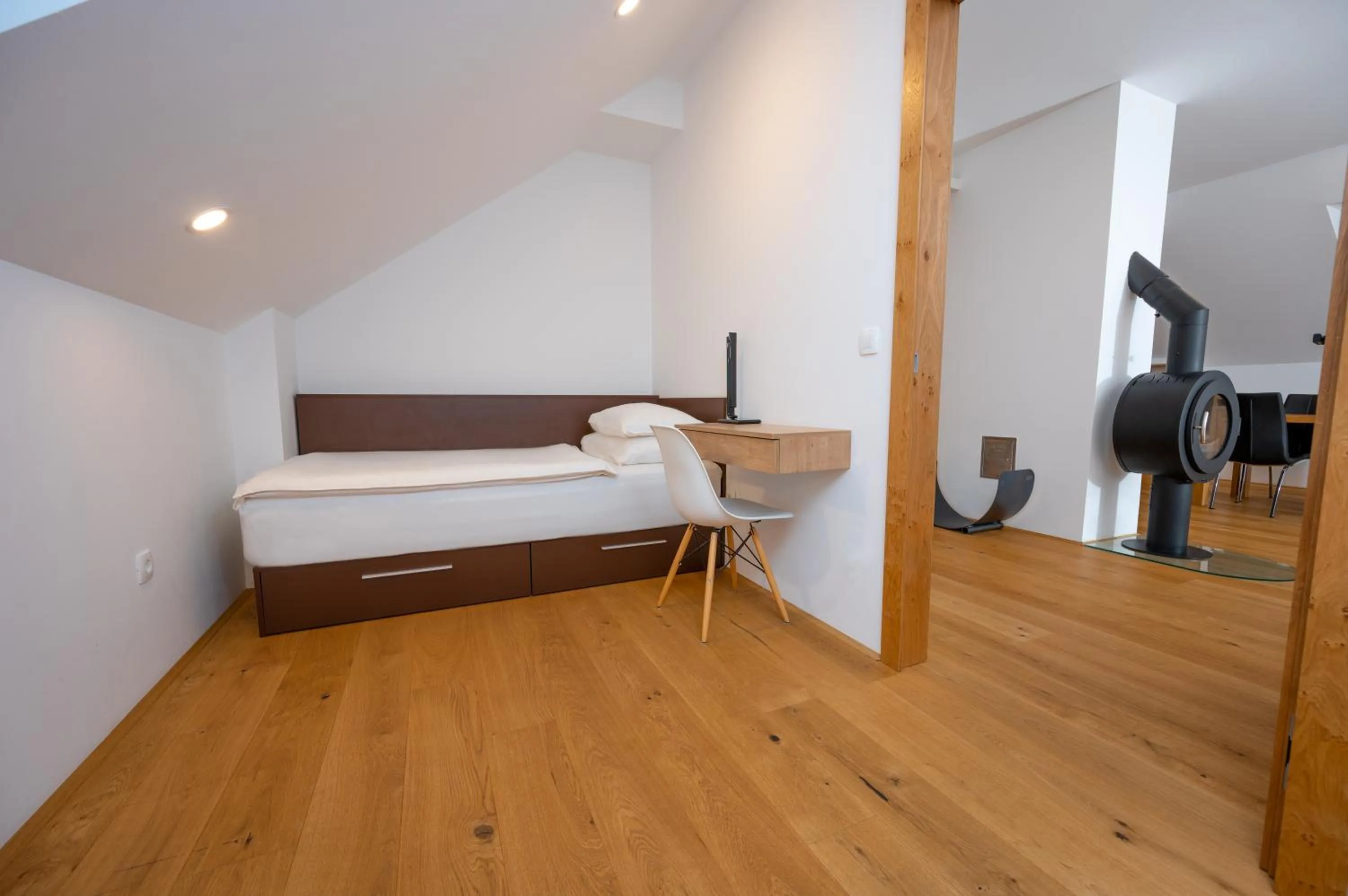 Bedroom, Bed in Cirus apartments