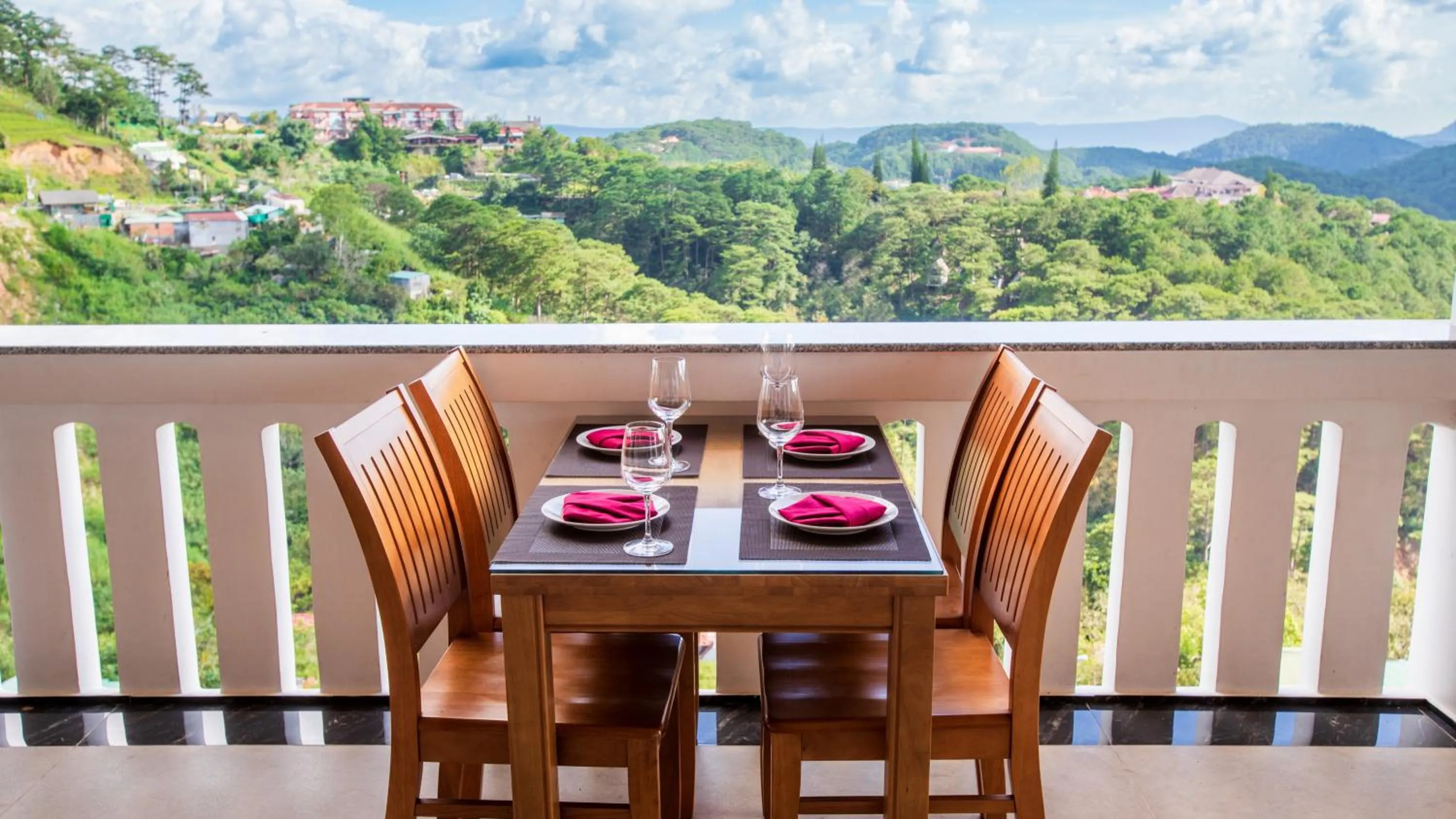 Natural landscape in Thanh Loan 2 Da Lat Hotel