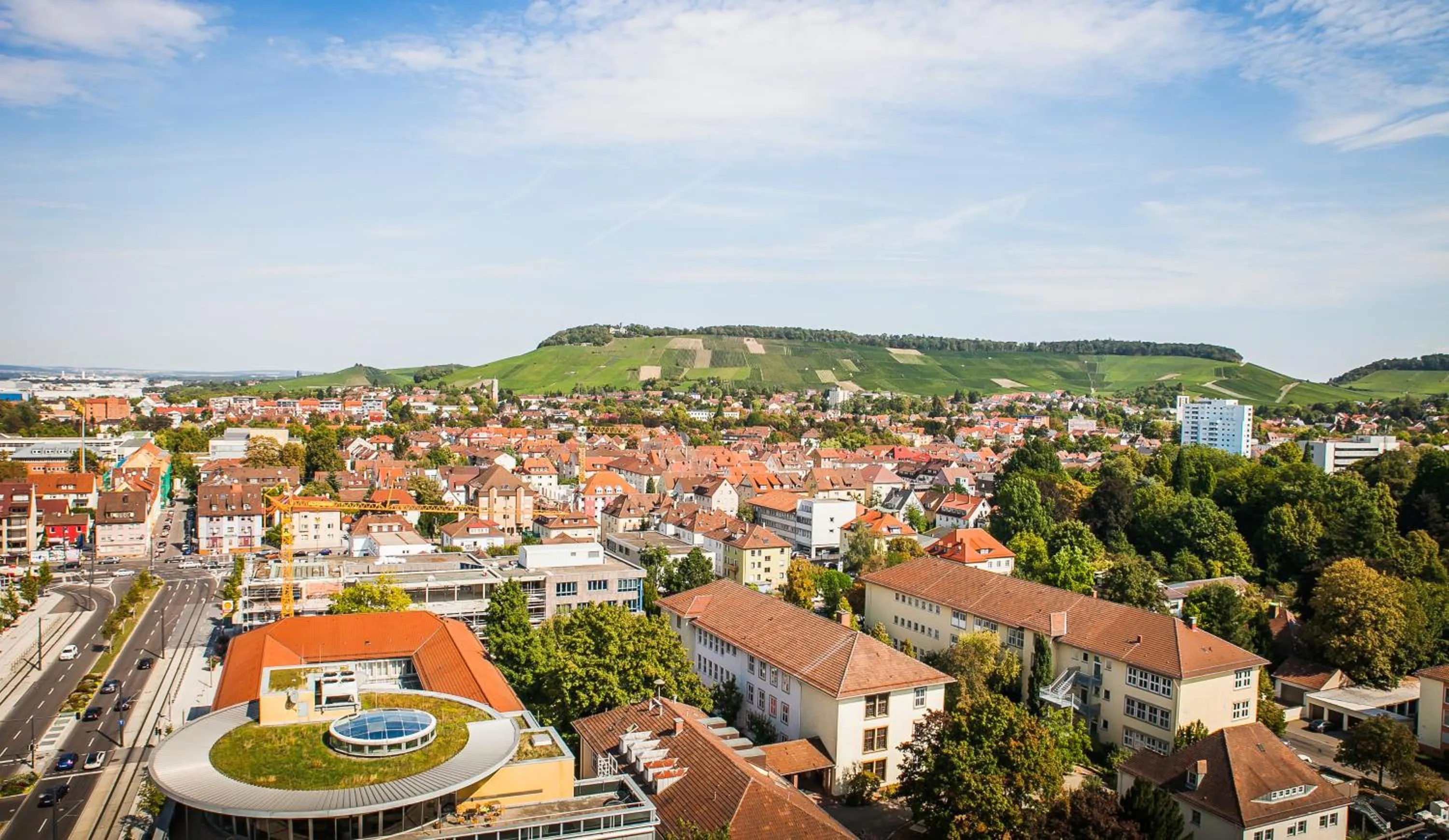 City view in City Hotel Heilbronn