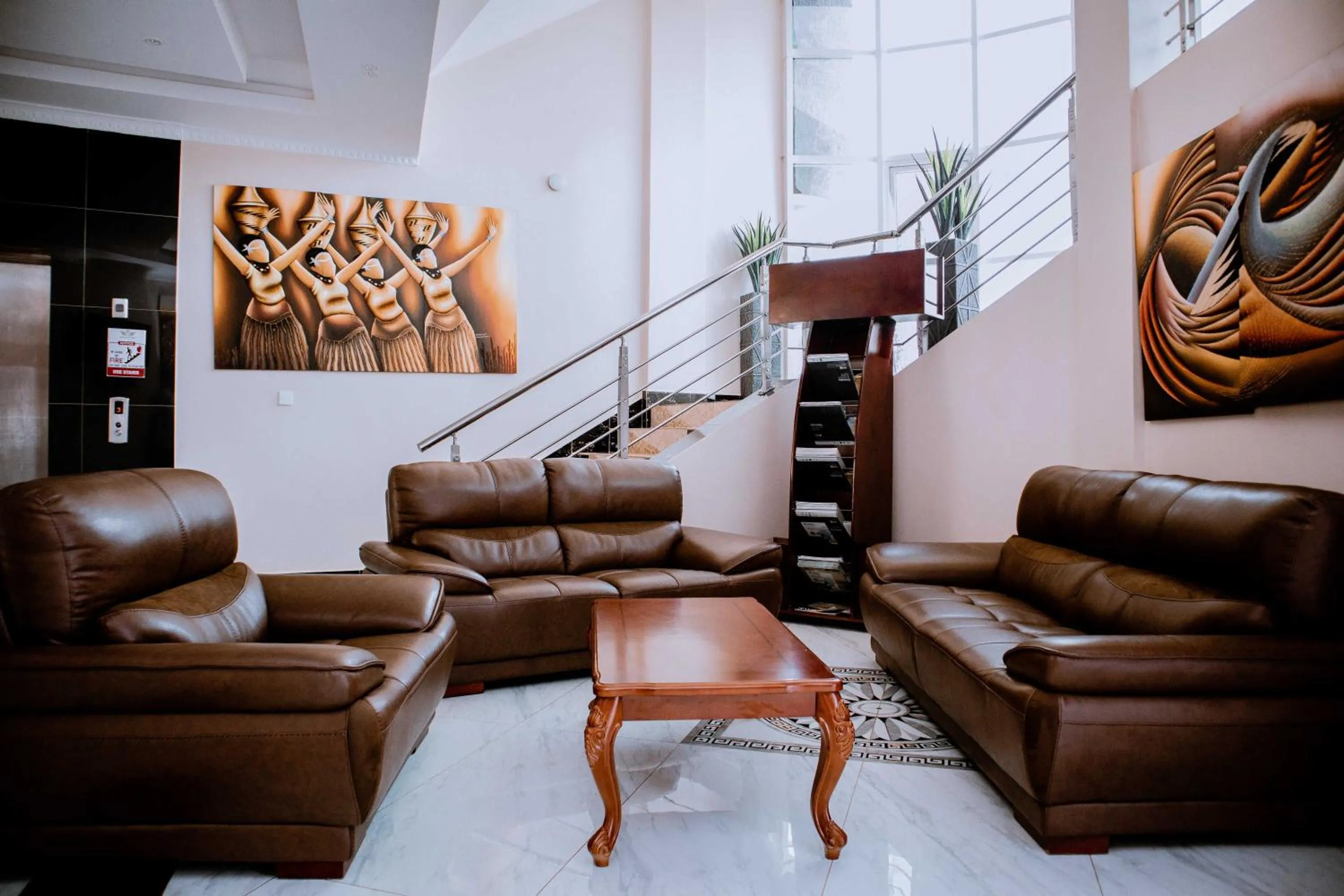 Lobby or reception in Madras Hotel and Apartments