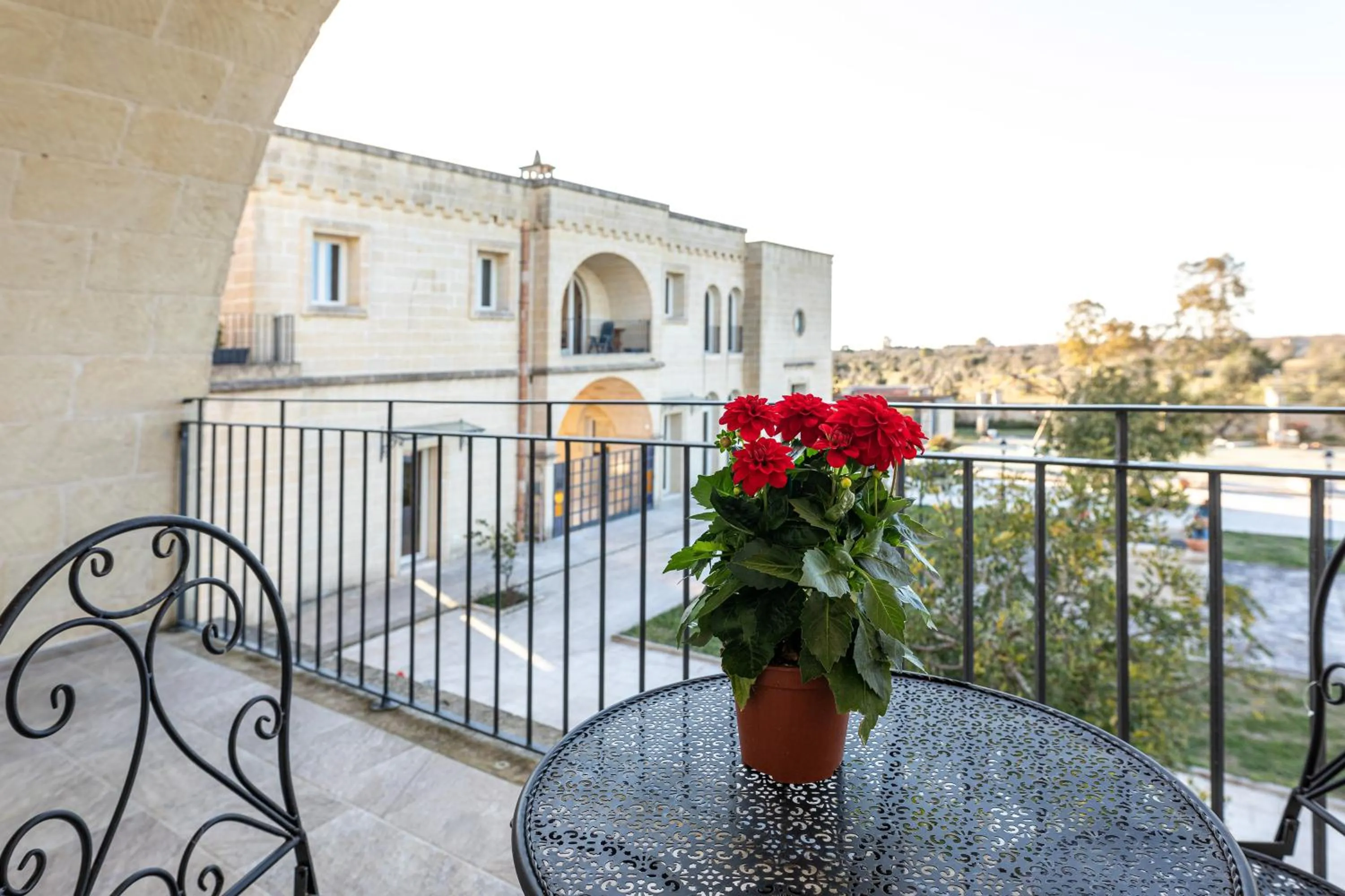 Balcony/Terrace in Masseria Borgo Segine - Relais nel Salento