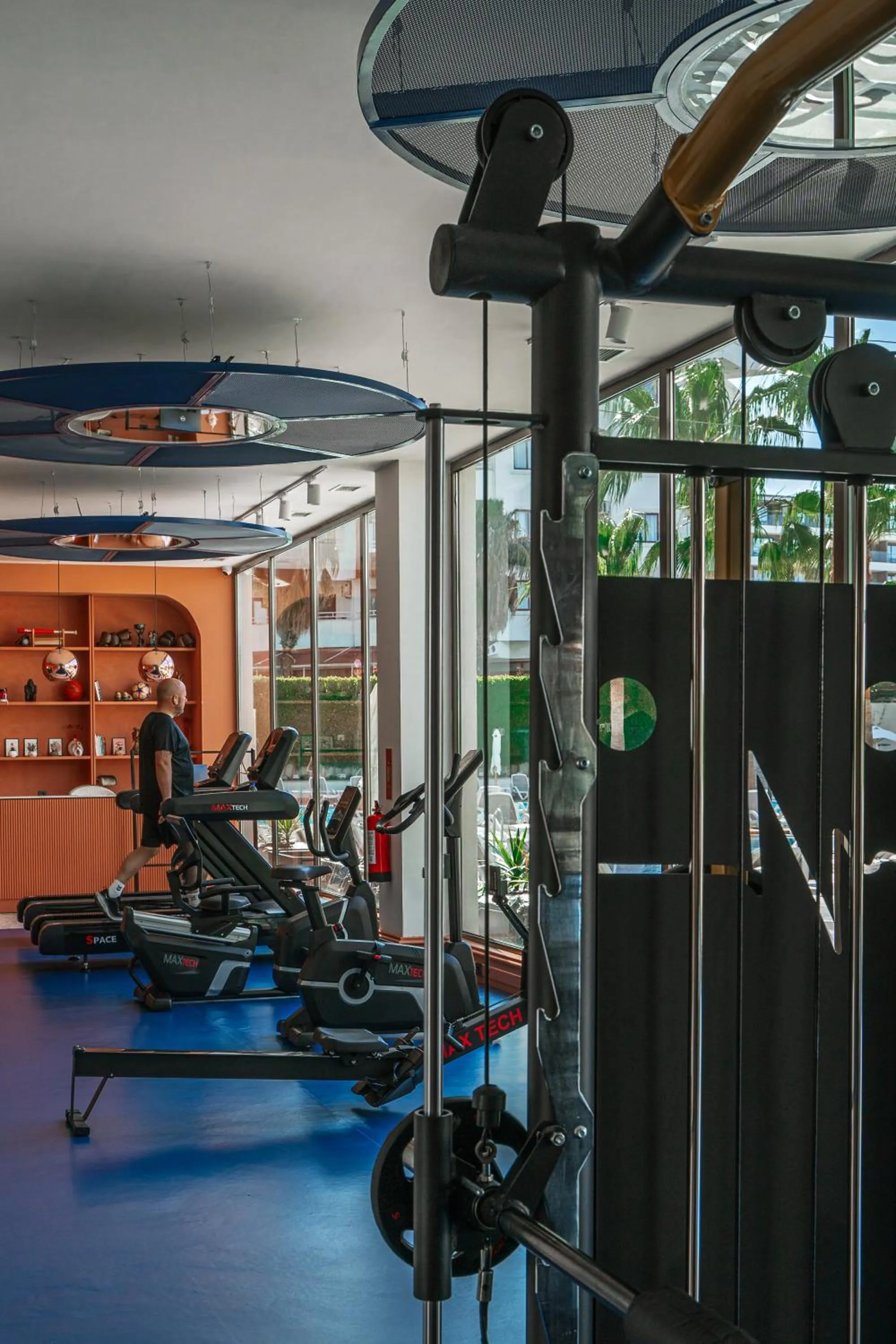 Fitness centre/facilities in Castival Hotel