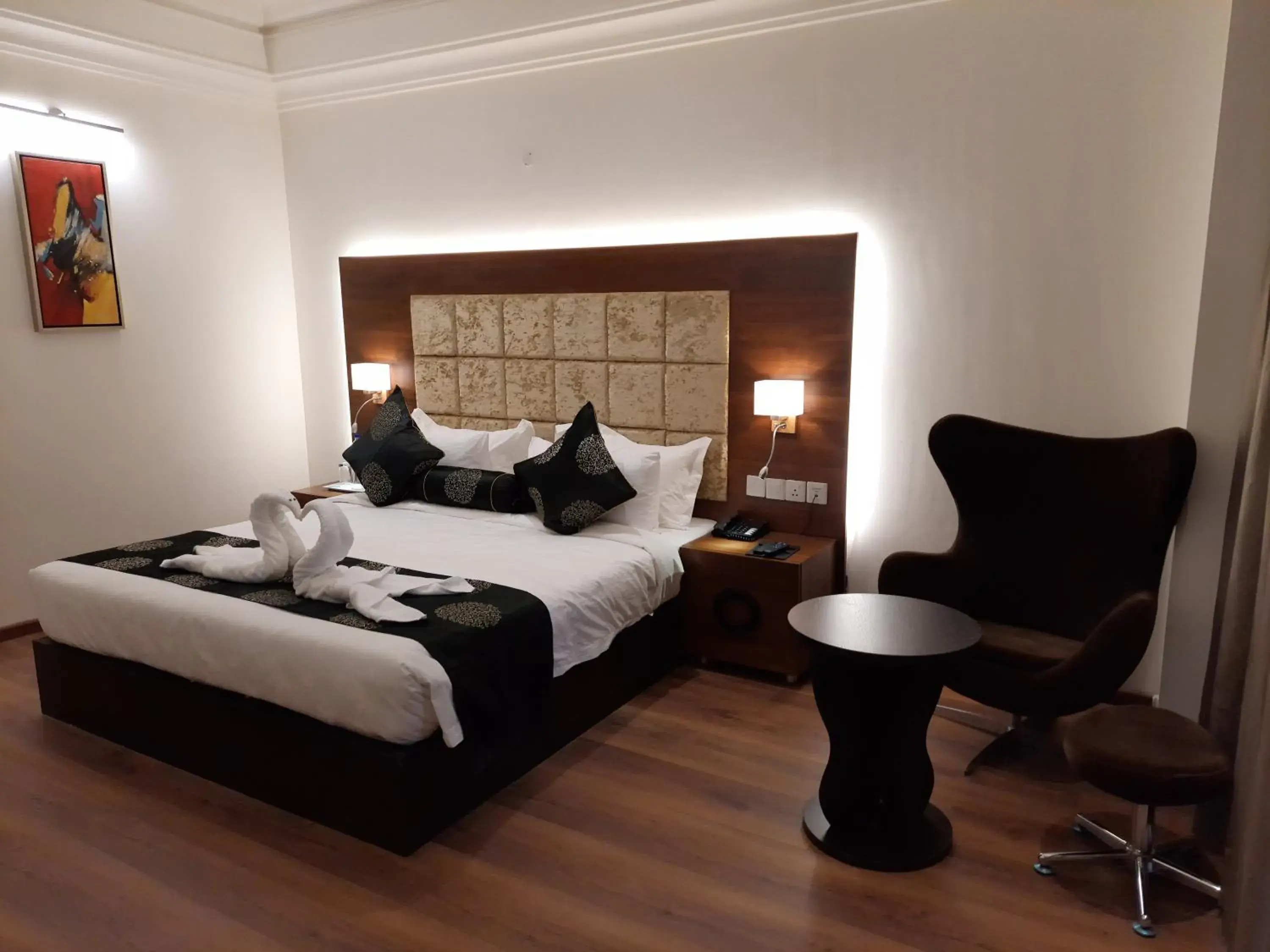 View (from property/room), Bed in Jay Clarks Exotica View (from property/room), Bed in Jay Clarks Exotica