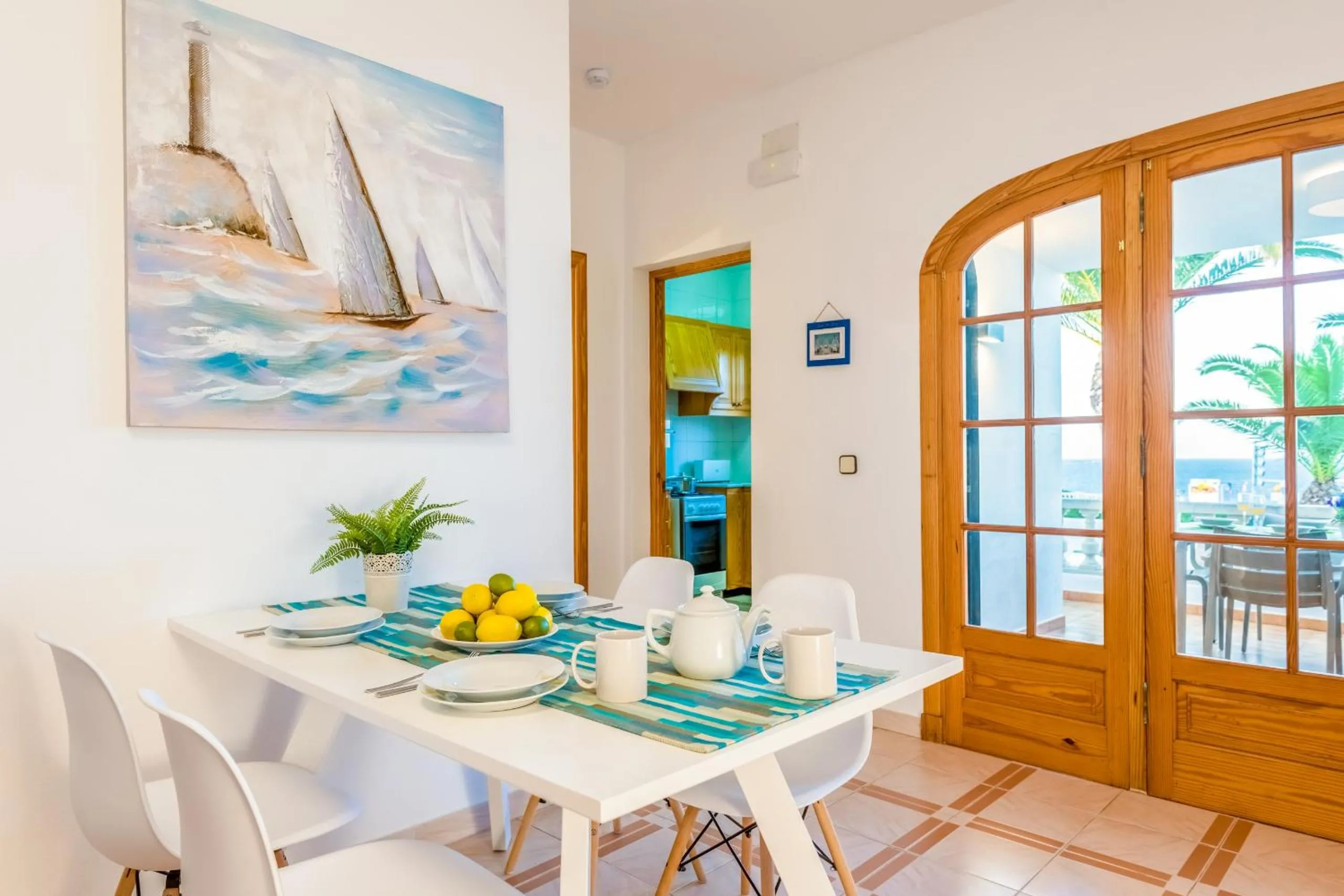 Dining area in Villa Lali by Escape Home