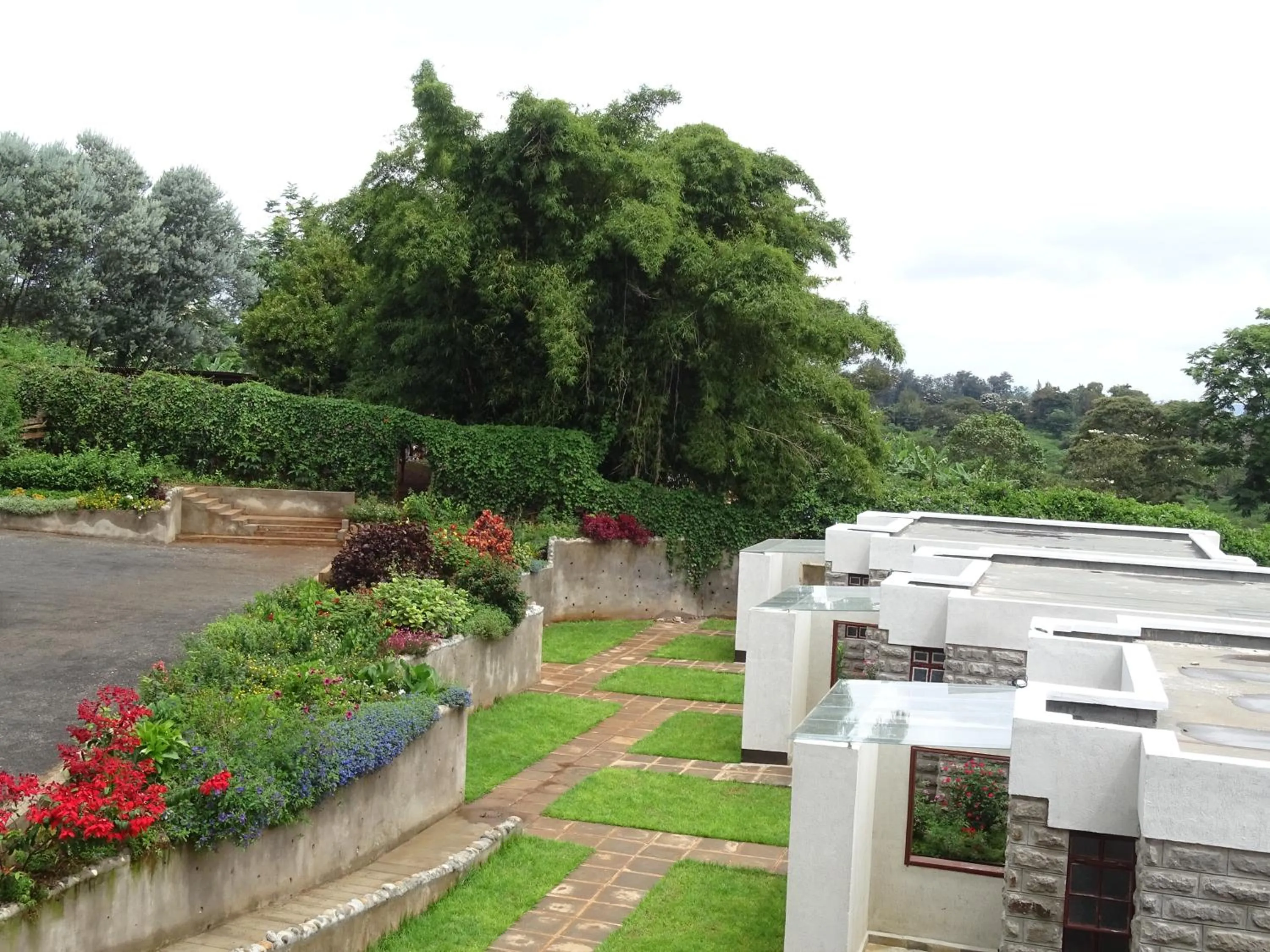 Garden in Le Pristine Wellness and Healing Hotel