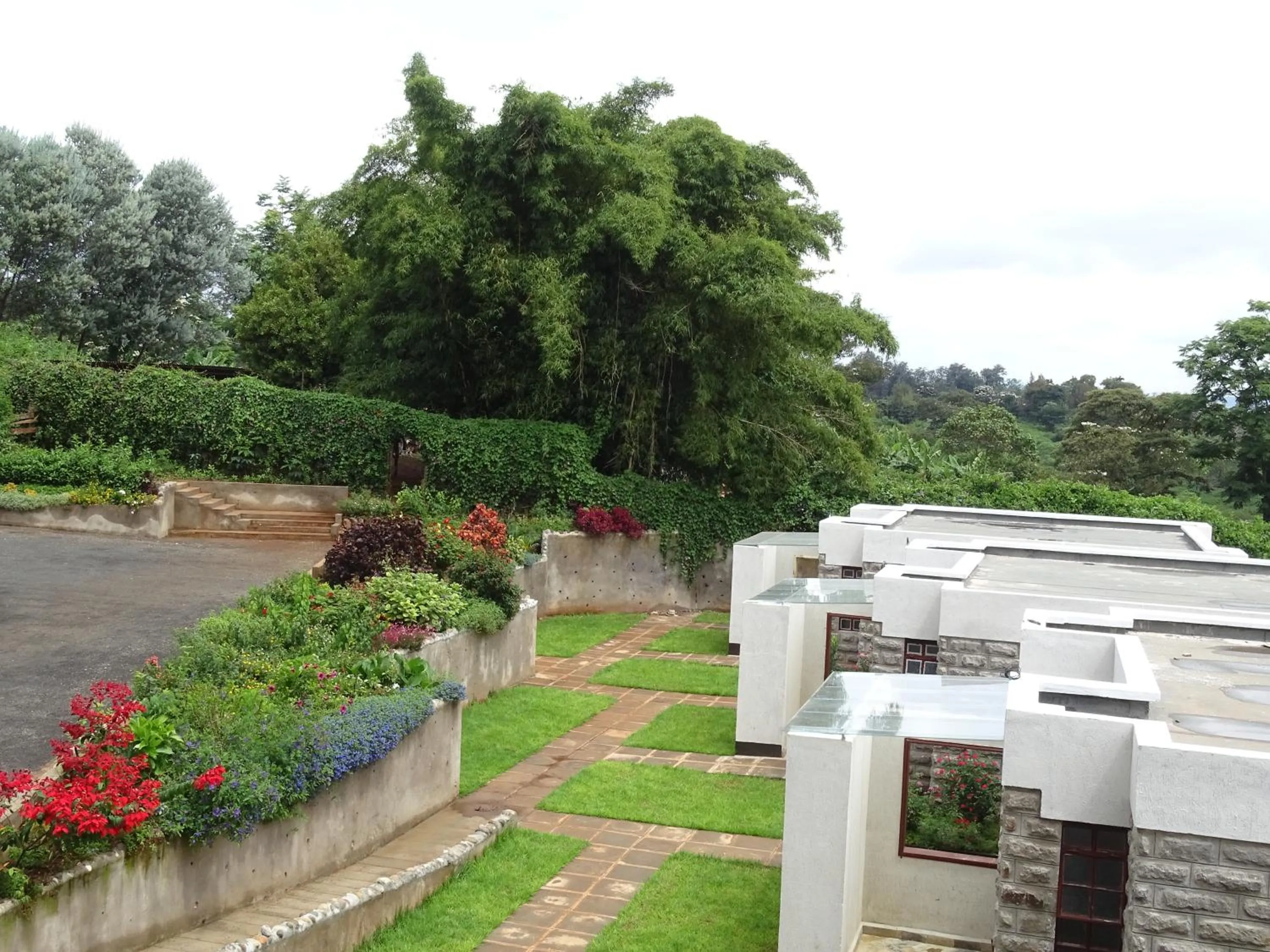 Garden in Le Pristine Wellness and Healing Hotel
