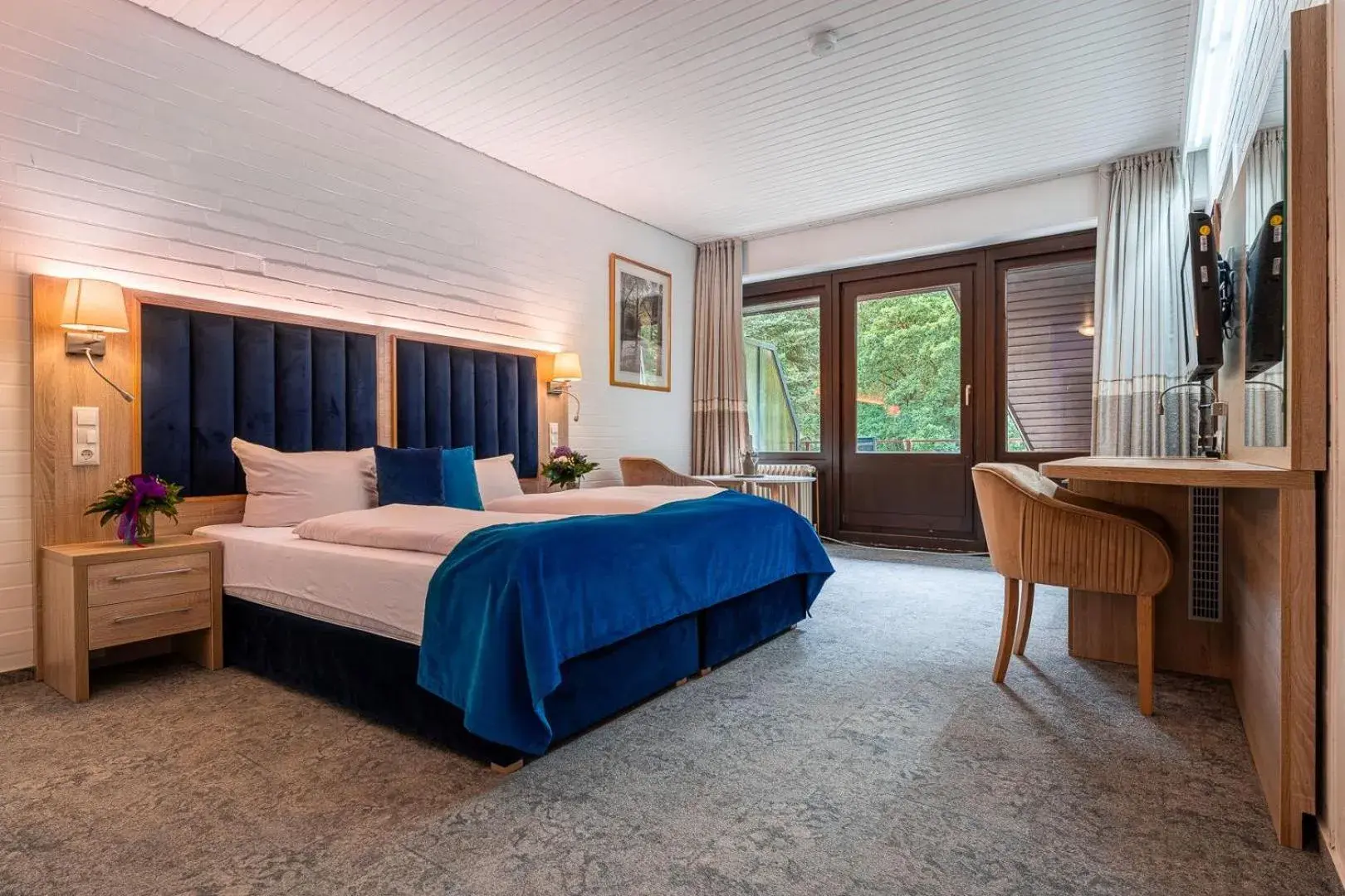 Bed in Hotel Zur Heidschnucke - Spa & Nature Resort Bed in Hotel Zur Heidschnucke - Spa & Nature Resort