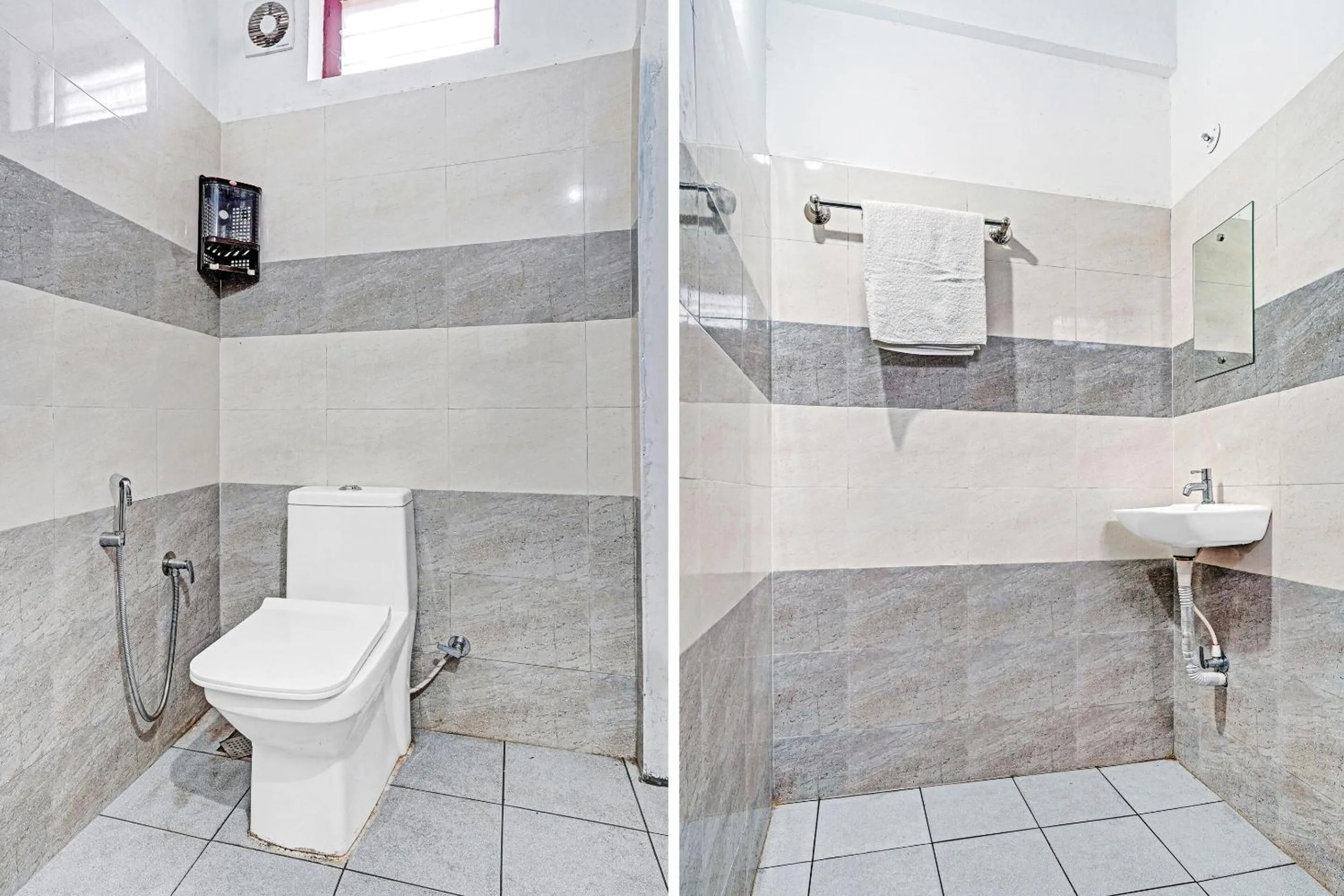 Bathroom in Hotel O Thaza