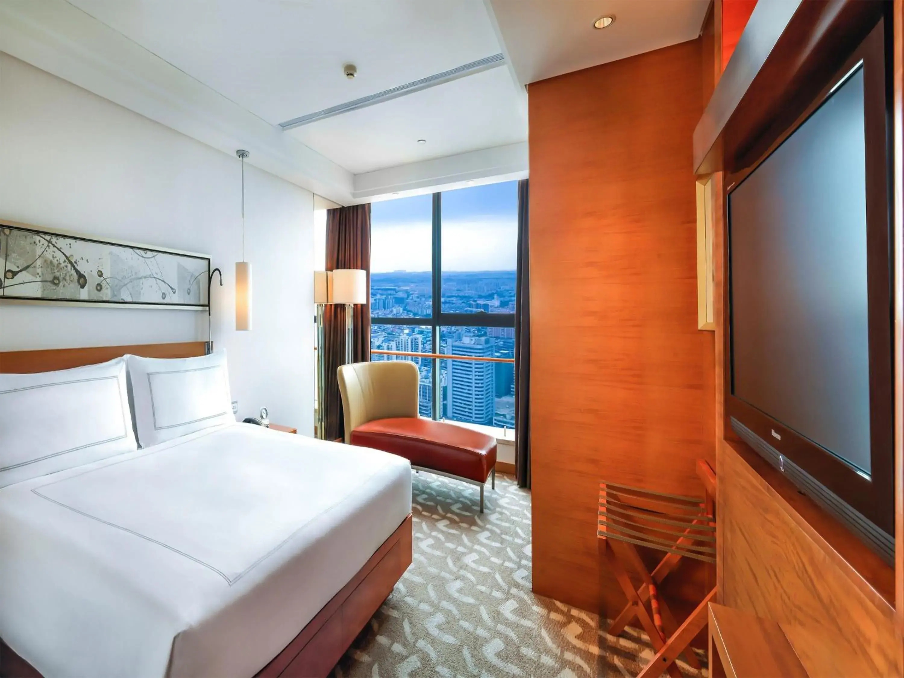 Bedroom, Bed in Swissotel Foshan, Guangdong Bedroom, Bed in Swissotel Foshan, Guangdong