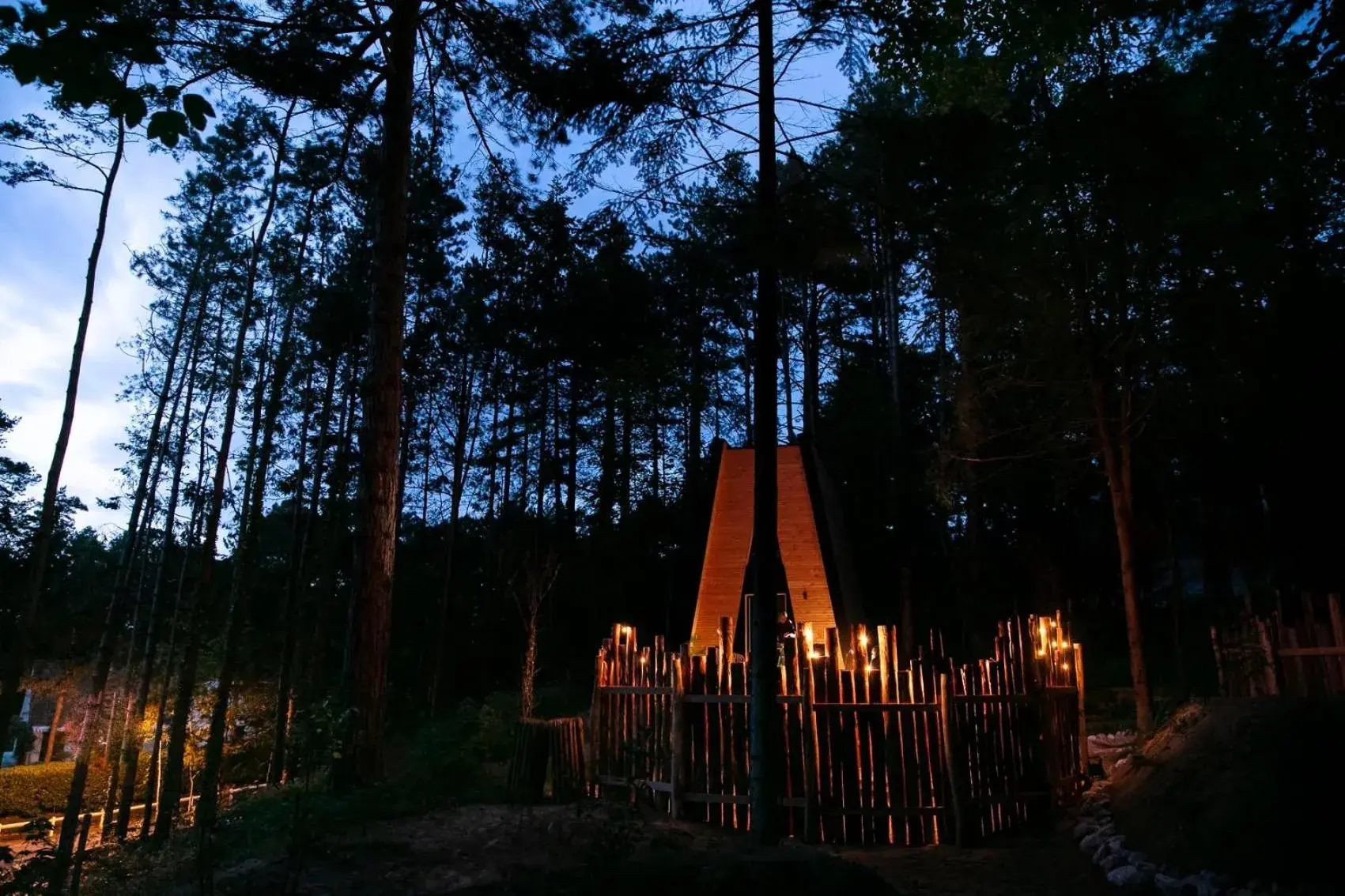 Property building in Bain de forêt - Lodges Cosy & Spa Property building in Bain de forêt - Lodges Cosy & Spa