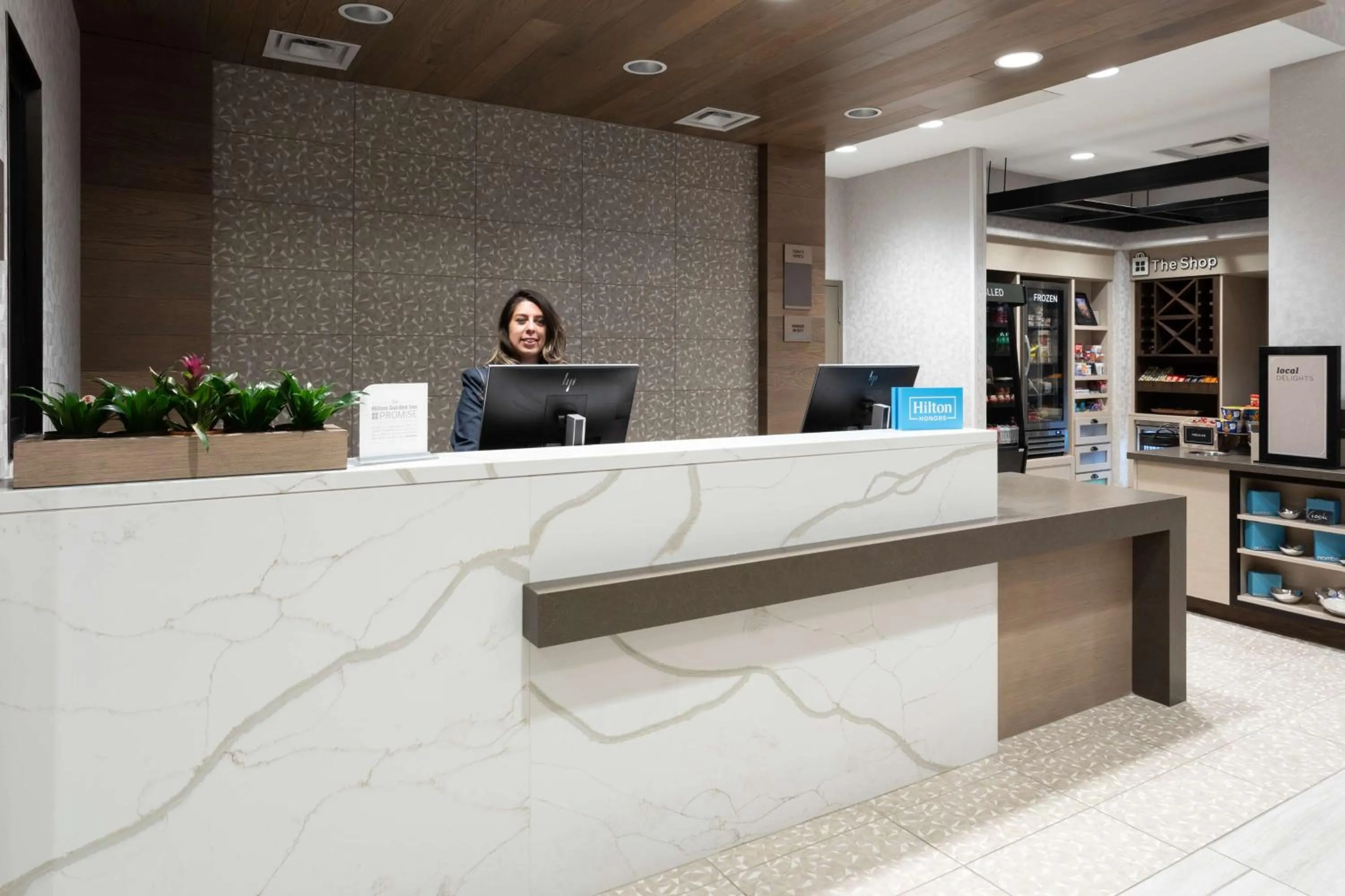 Lobby or reception in Homewood Suites By Hilton Albuquerque Downtown