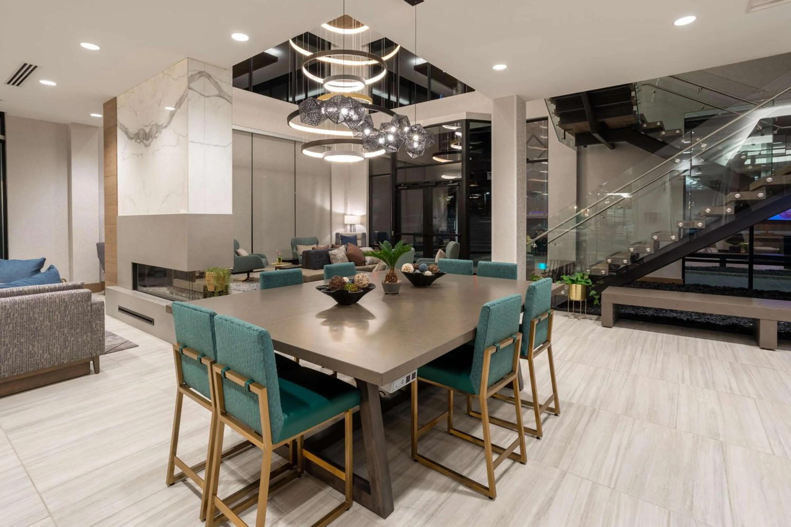 Lobby or reception in Hilton Garden Inn Albuquerque Downtown, Nm