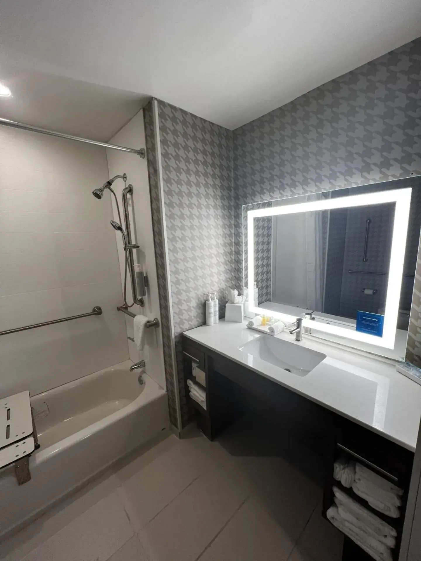 Bathroom in Home2 Suites By Hilton Hinesville Bathroom in Home2 Suites By Hilton Hinesville