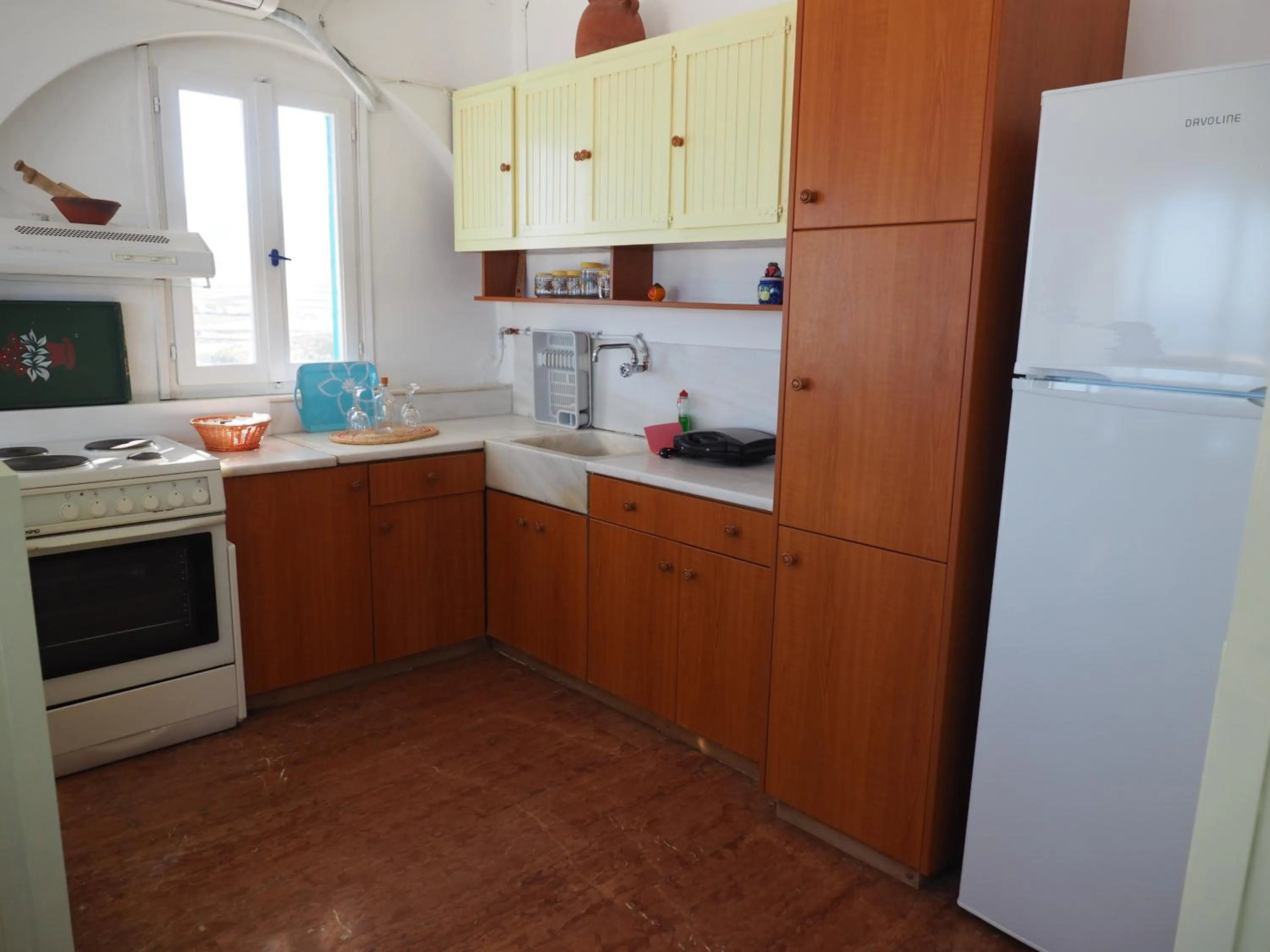 Kitchen or kitchenette in Arkas Inn