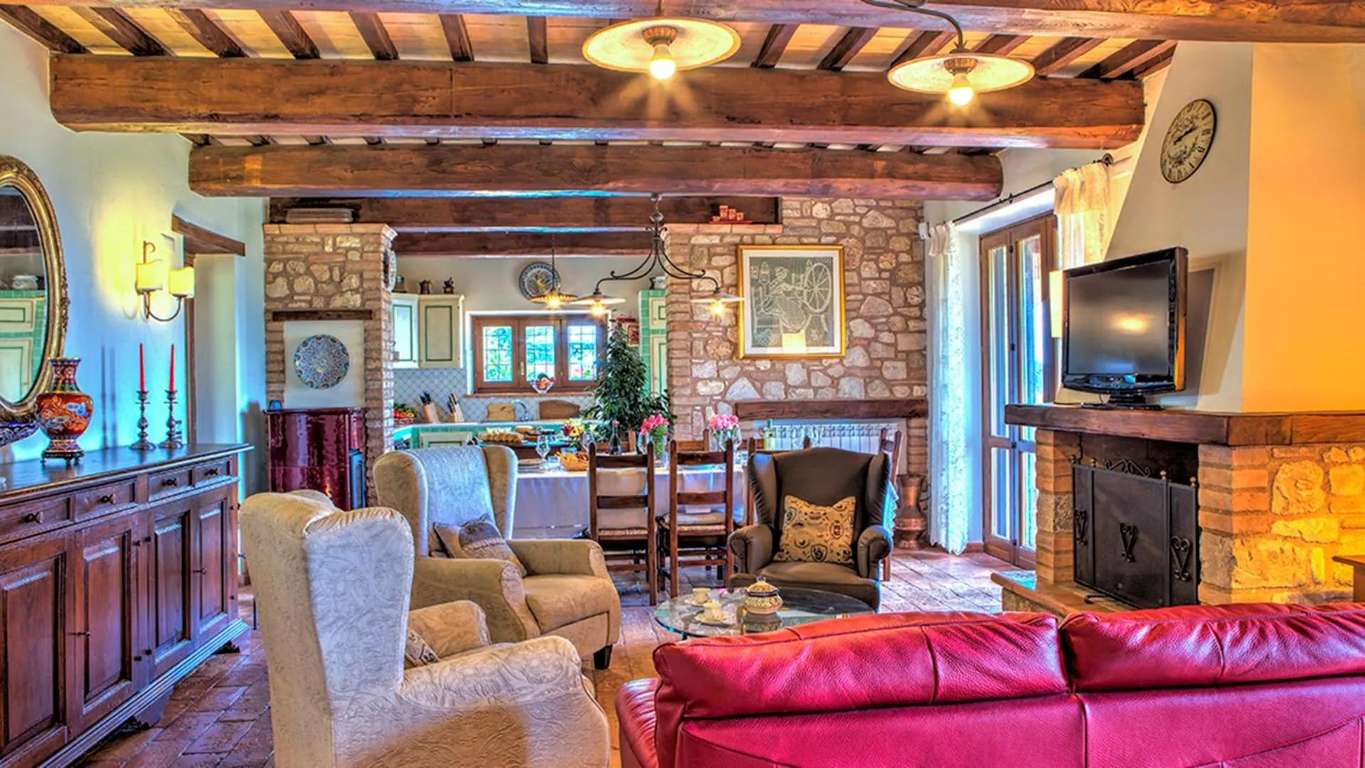 Living room in Villa Bella 8, Emma Villas