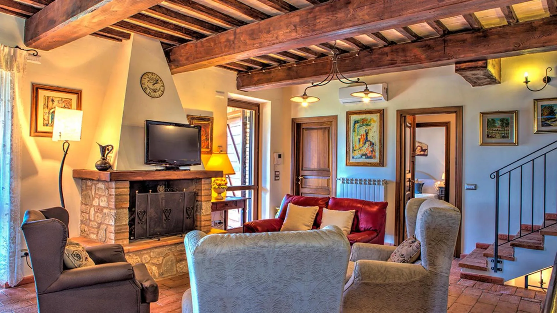 Living room in Villa Bella 8, Emma Villas