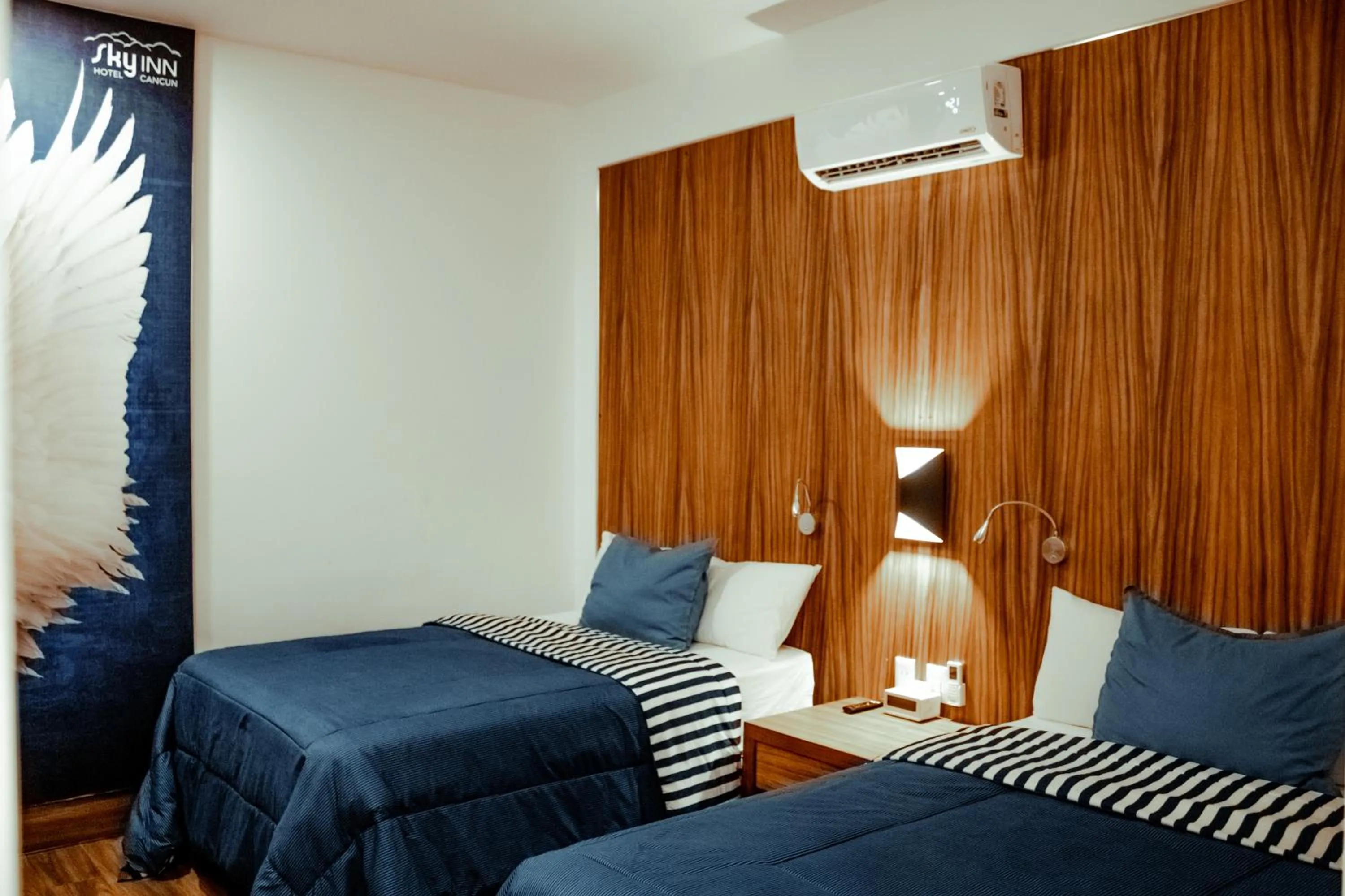 Bedroom, Bed in Sky Inn Hotel - Cancun