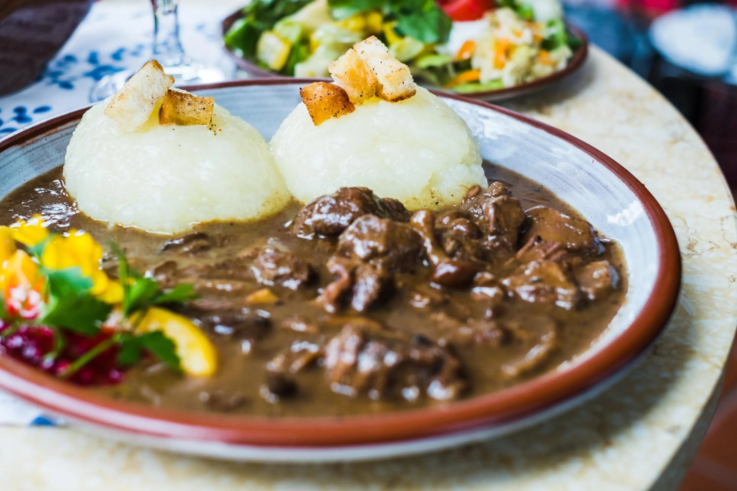 Food close-up in Gastinger Hotel-Restaurant