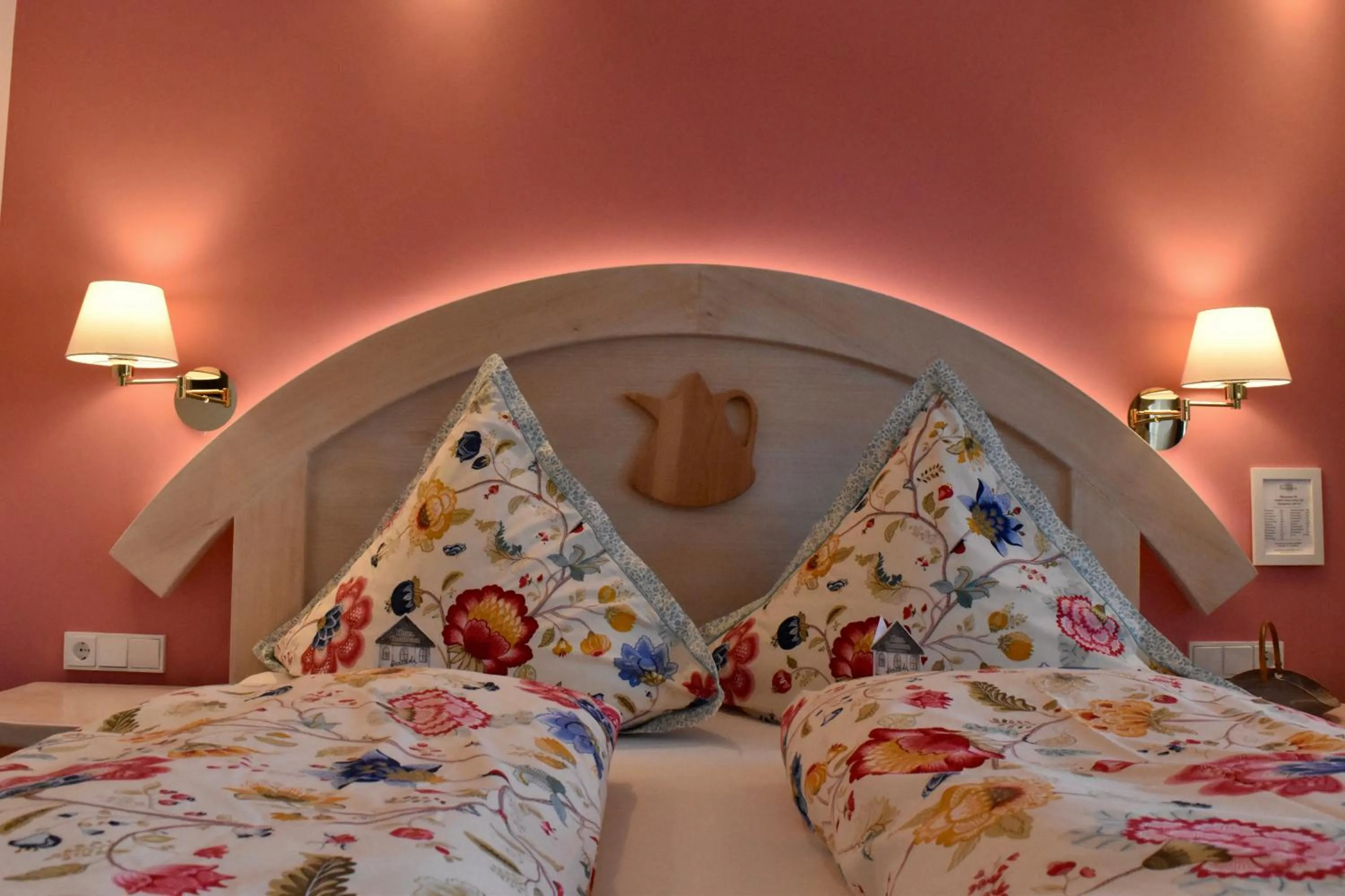 Bed in Gastinger Hotel-Restaurant