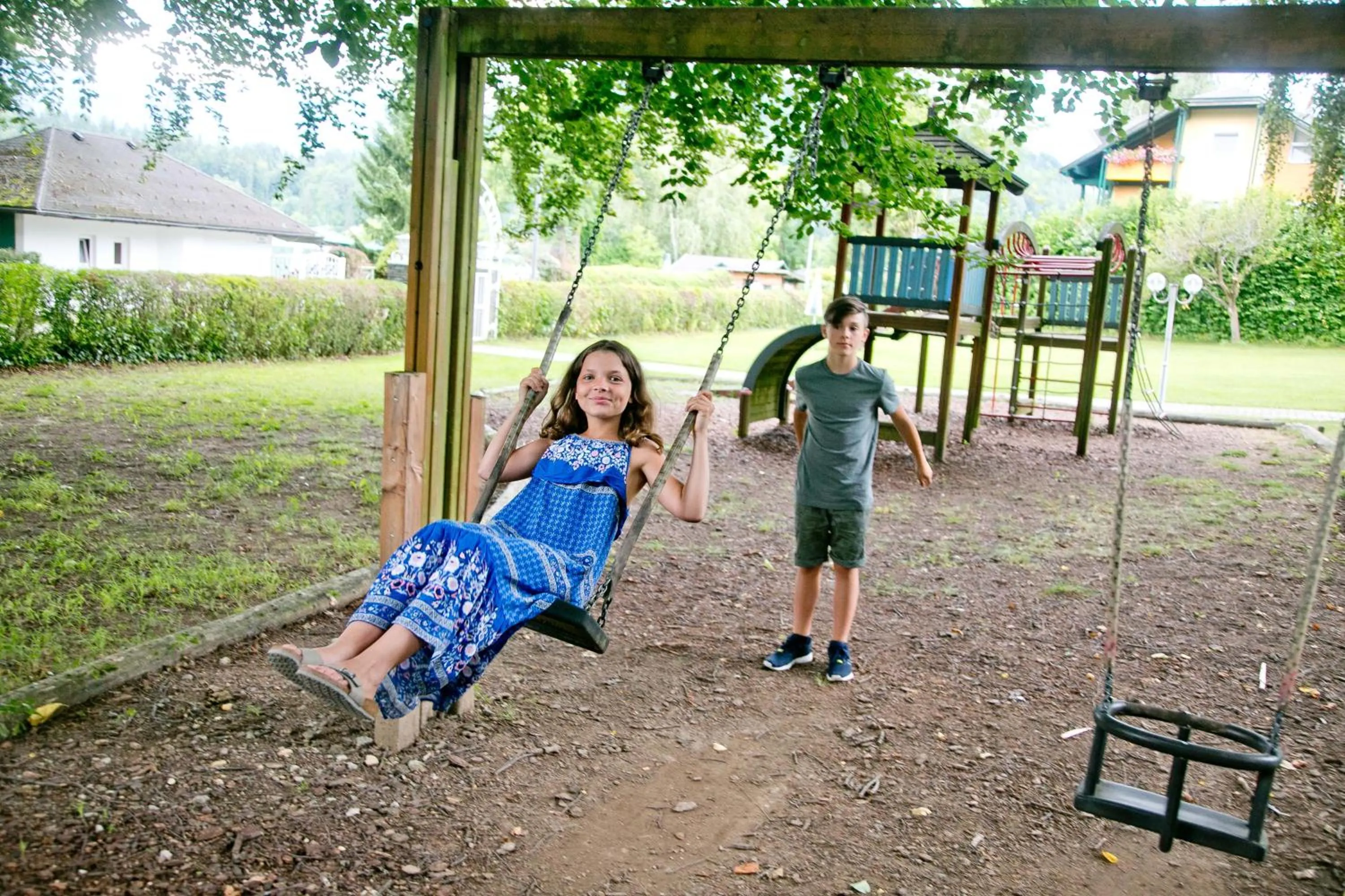 Children play ground in Hotel Birkenhof am See