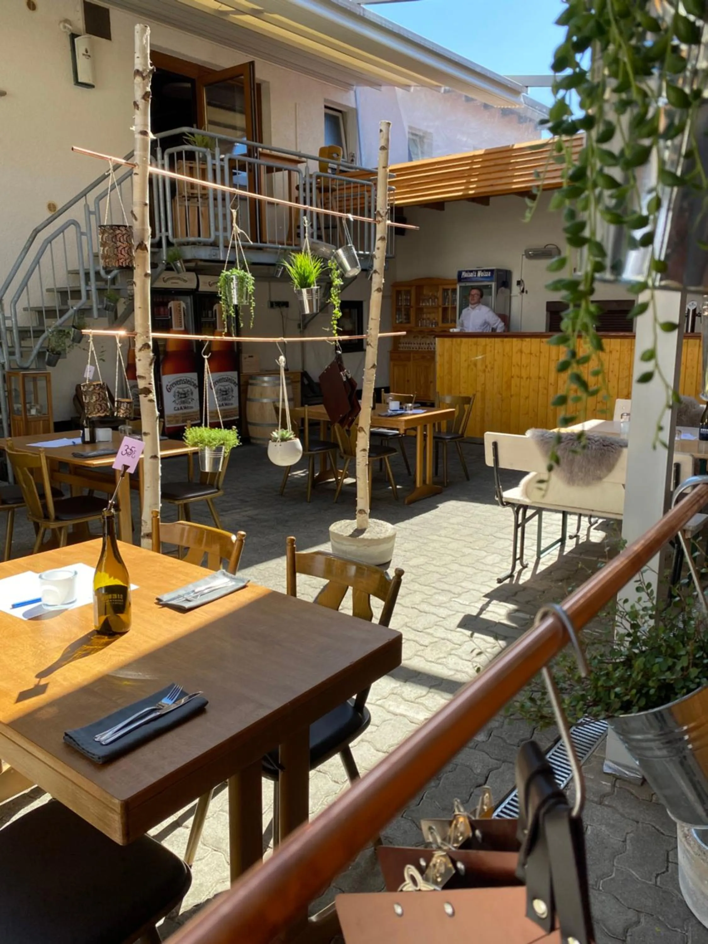 Patio in Hotel-Gasthaus-Kraft