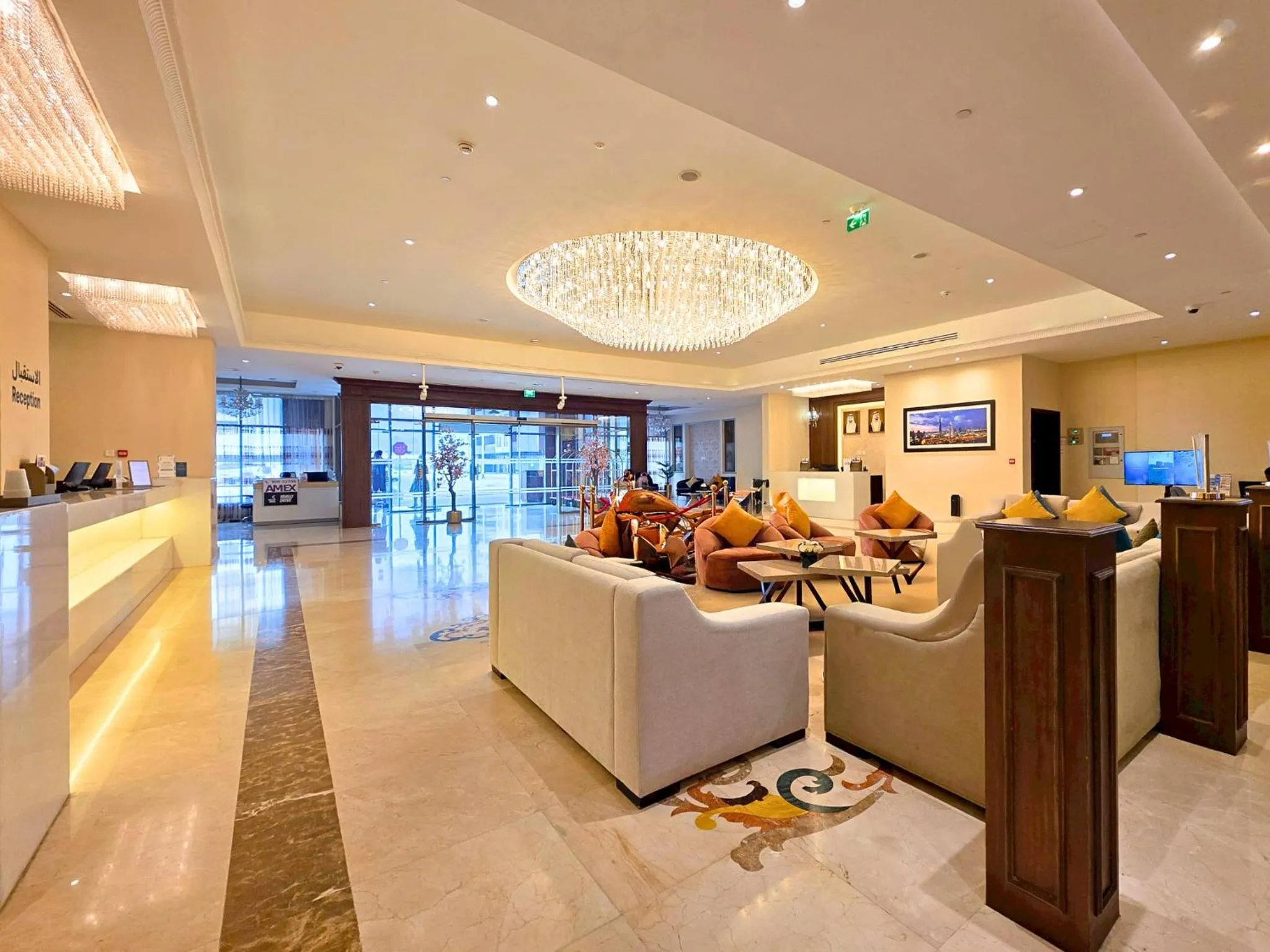 Property building in Asma Hotel Al Barsha